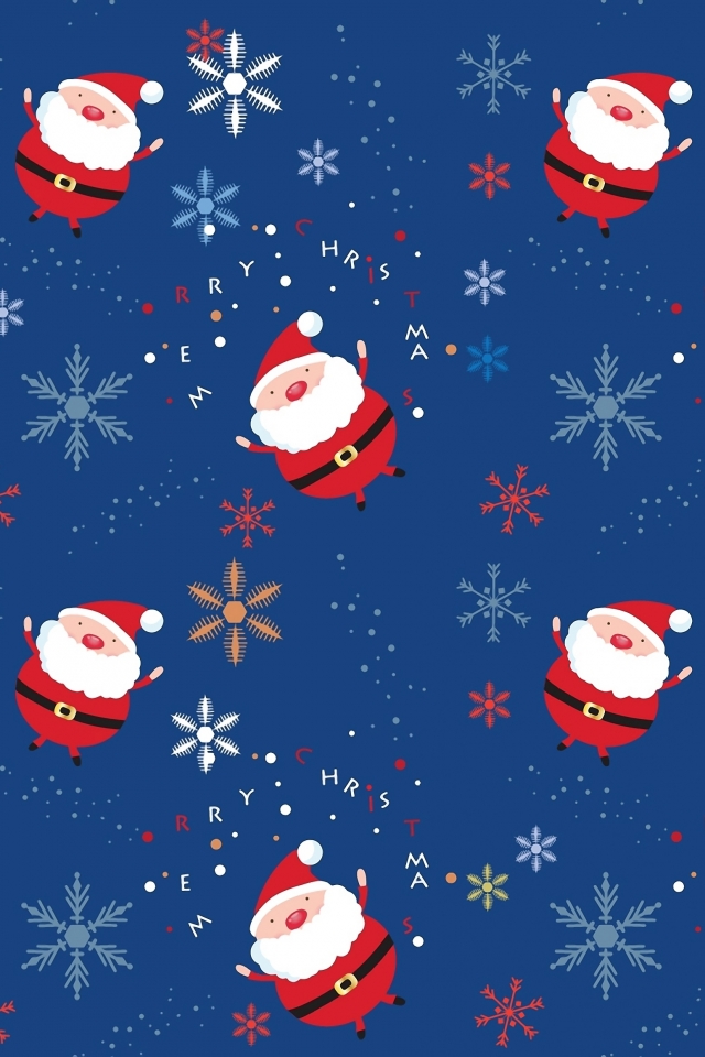 Download mobile wallpaper Christmas, Holiday, Santa for free.