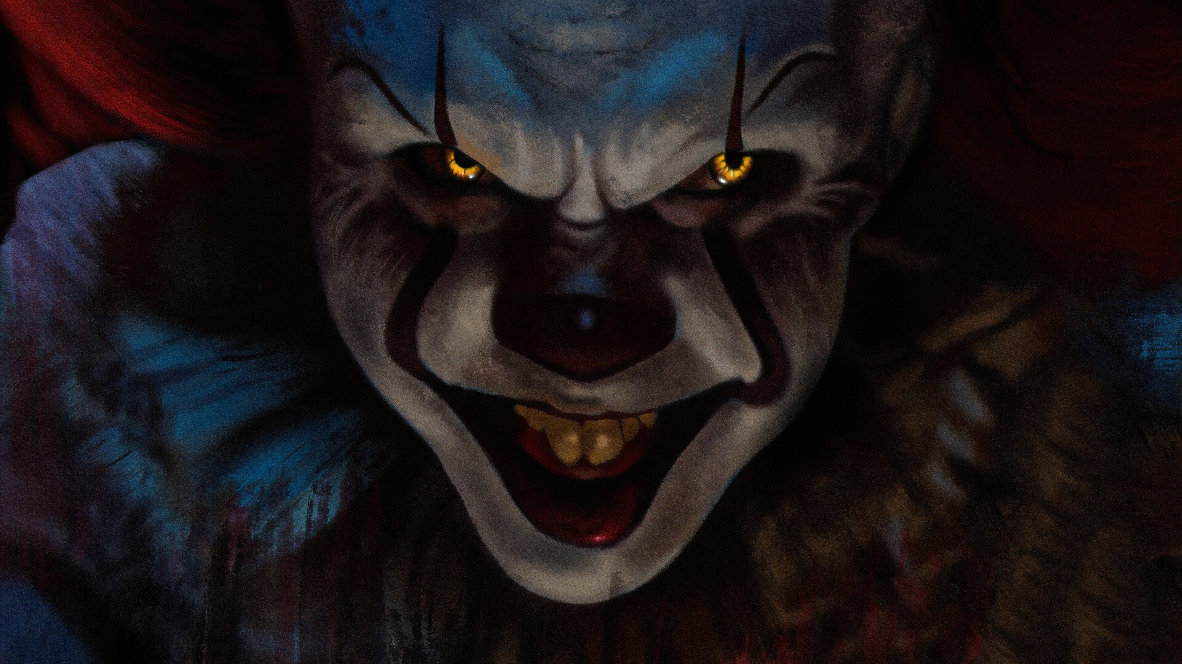 pennywise (it), movie, it (2017), clown, creepy