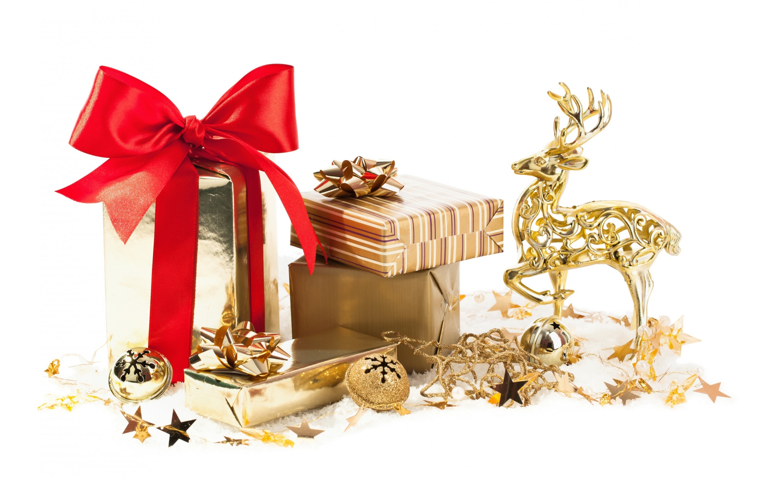 Baixar papel de parede para celular de Natal, Presente, Enfeites De Natal, Feriados, Rena gratuito.