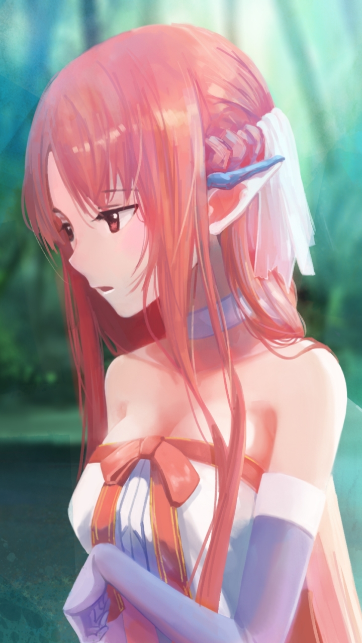 Handy-Wallpaper Animes, Asuna Yuuki, Sword Art Online kostenlos herunterladen.