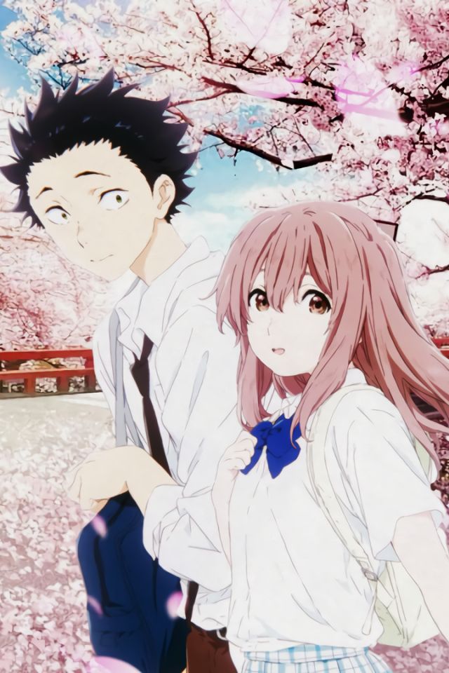 Descarga gratuita de fondo de pantalla para móvil de Animado, Shouko Nishimiya, Shouya Ishida, Koe No Katachi.