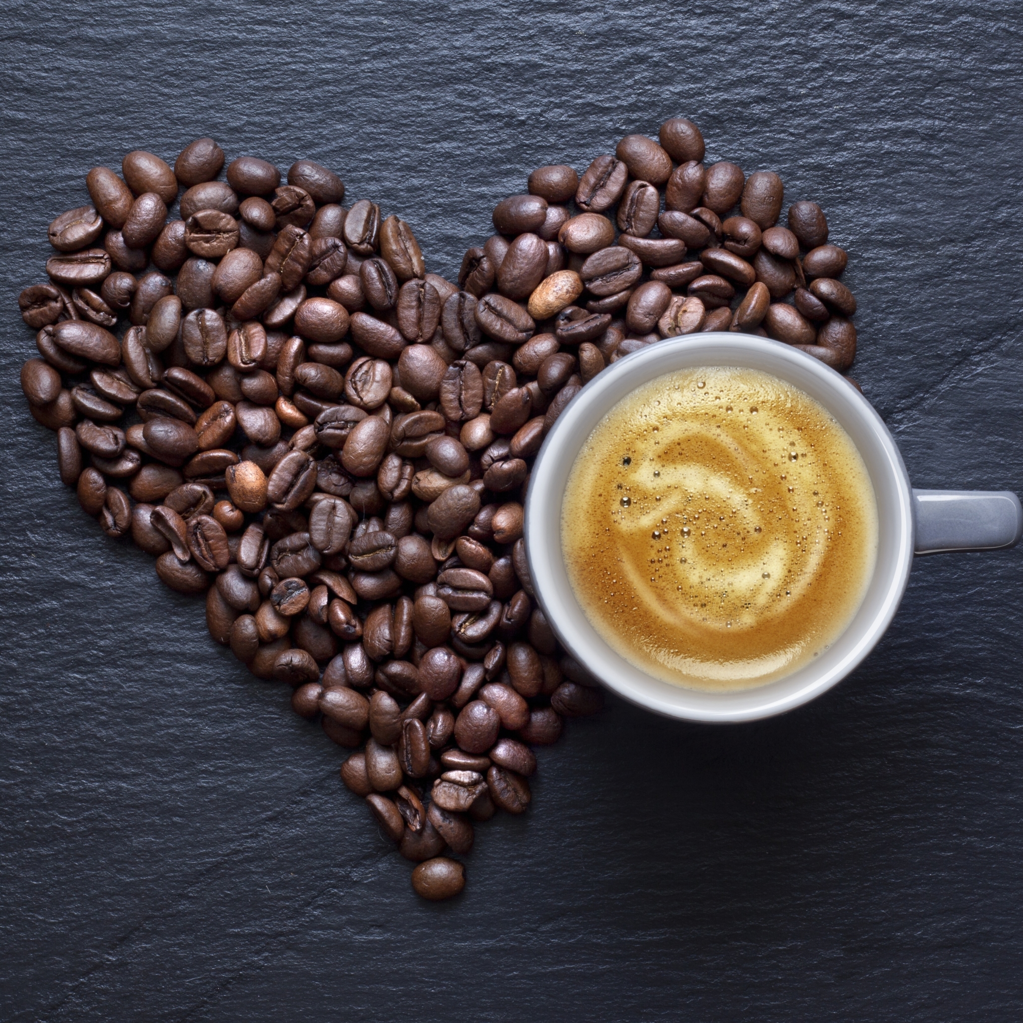 Download mobile wallpaper Food, Love, Coffee, Heart for free.