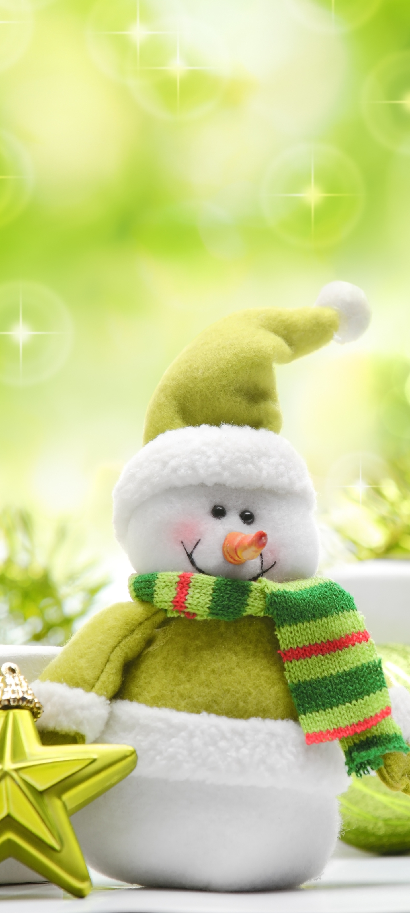 Скачати мобільні шпалери Різдво, Свято, Сніговик, Різдвяні Прикраси безкоштовно.