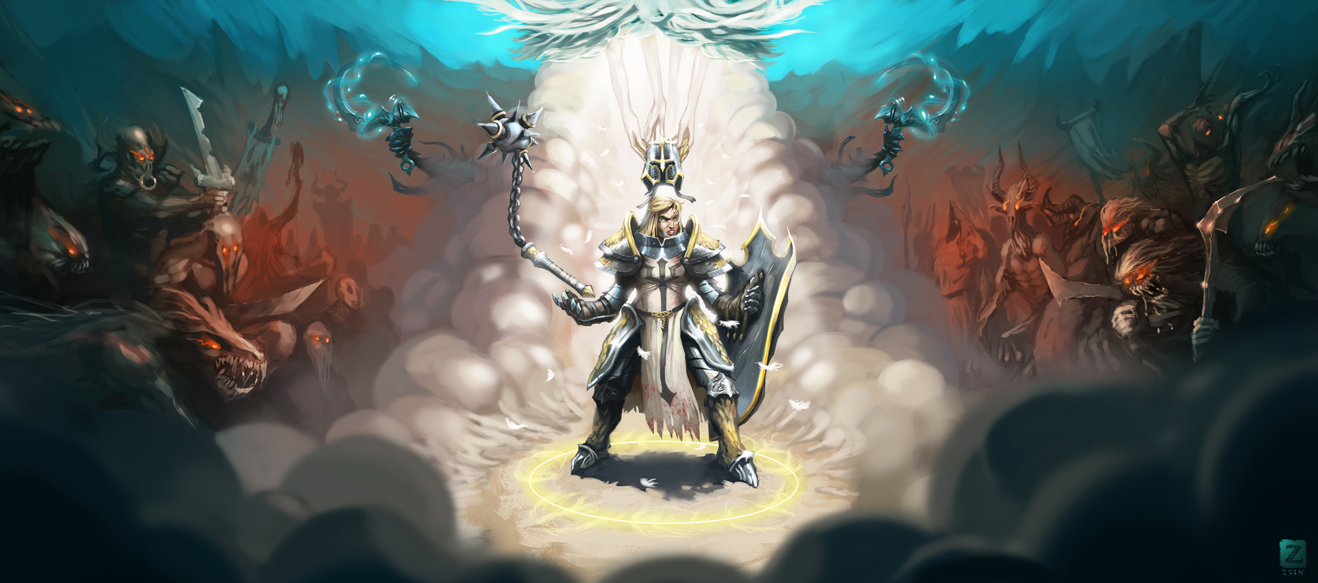 Download mobile wallpaper Crusader (Diablo Iii), Diablo Iii: Reaper Of Souls, Diablo, Video Game for free.