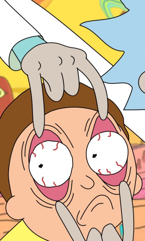 Download mobile wallpaper Eye, Tv Show, Morty Smith, Rick And Morty for free.