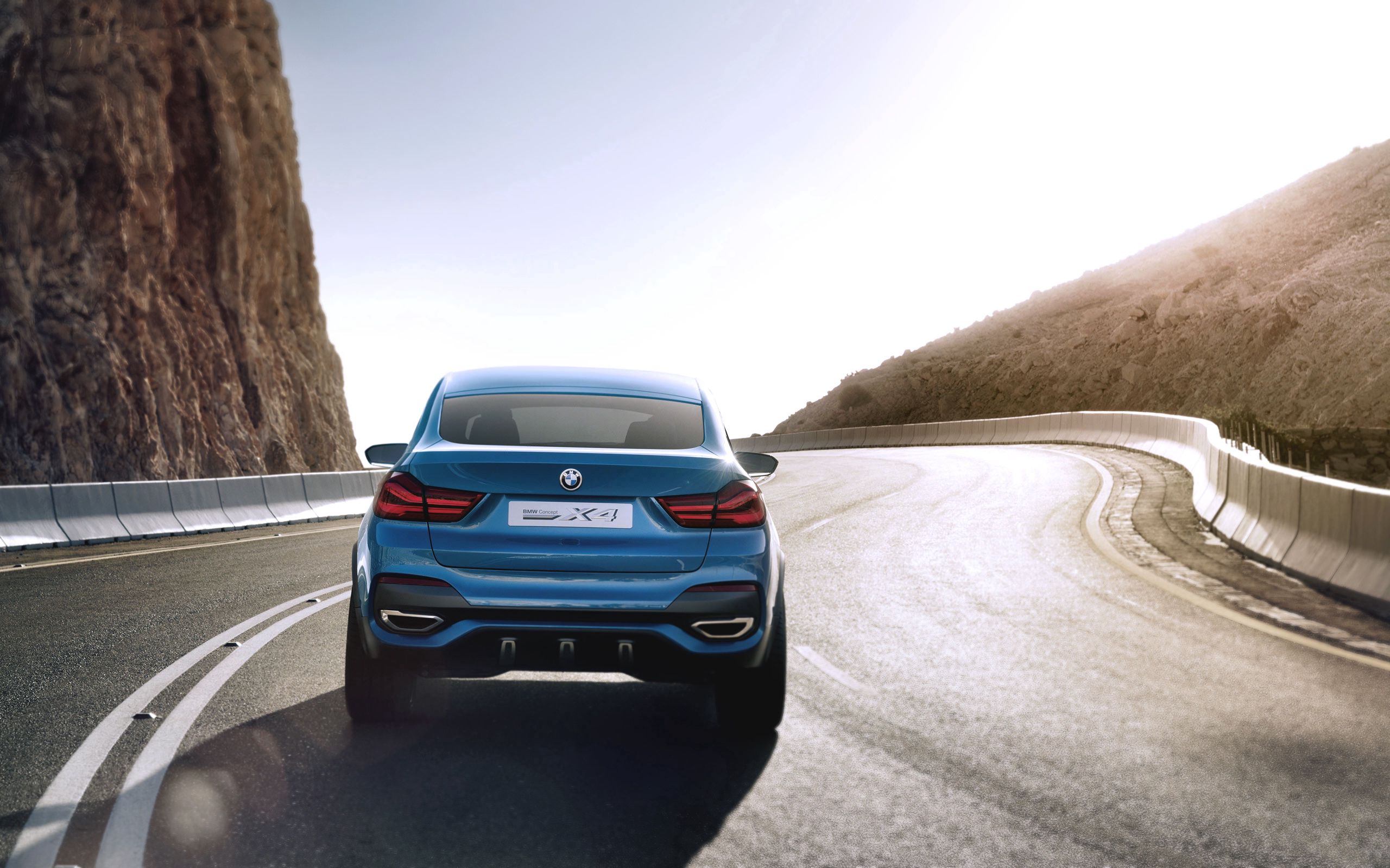 bmw, cars, turn, concept, back view, rear view, x4