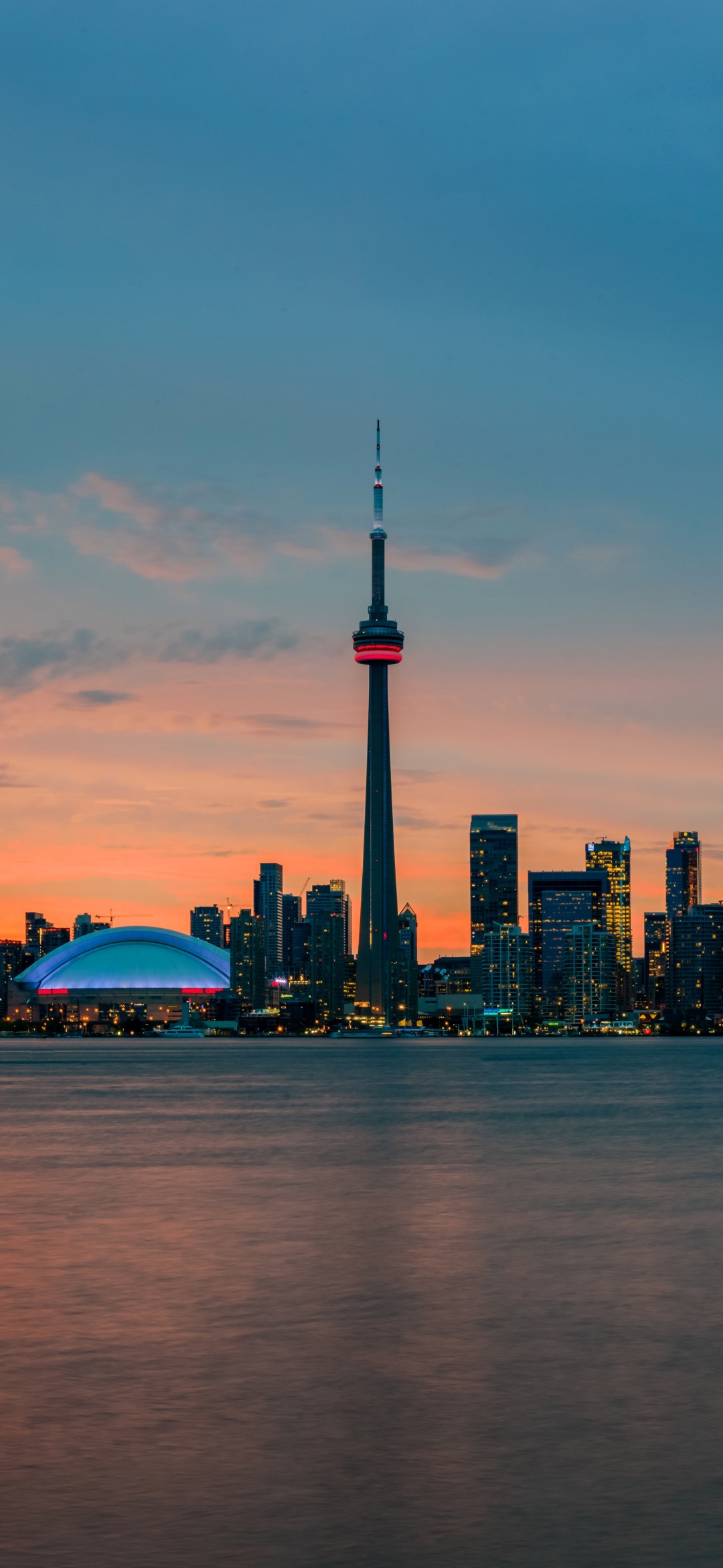 Handy-Wallpaper Städte, Stadt, Wolkenkratzer, Gebäude, Kanada, Toronto, Himmel, Menschengemacht, Großstadt kostenlos herunterladen.