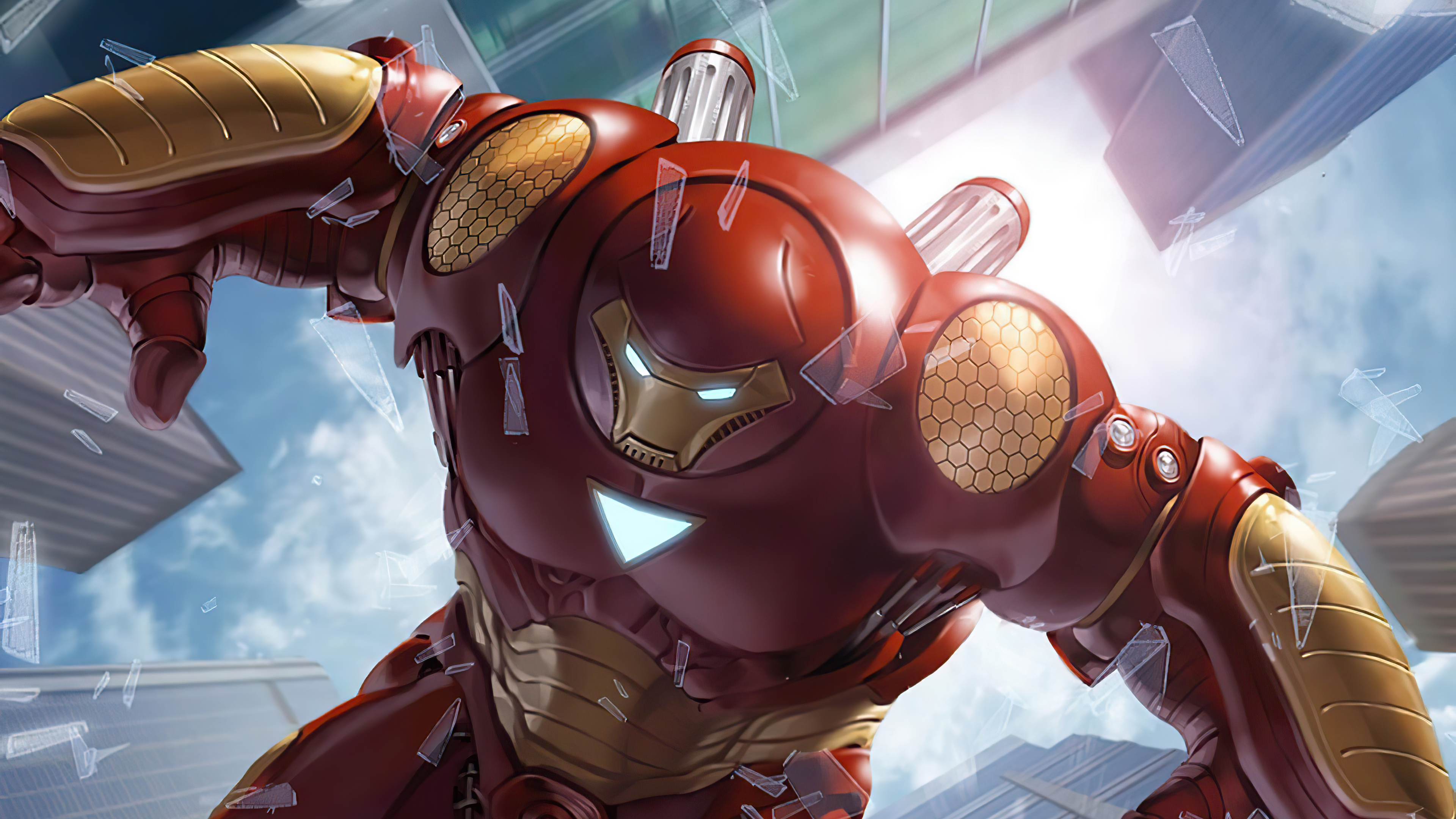 Baixe gratuitamente a imagem Homem De Ferro, História Em Quadrinhos, Hulkbuster na área de trabalho do seu PC