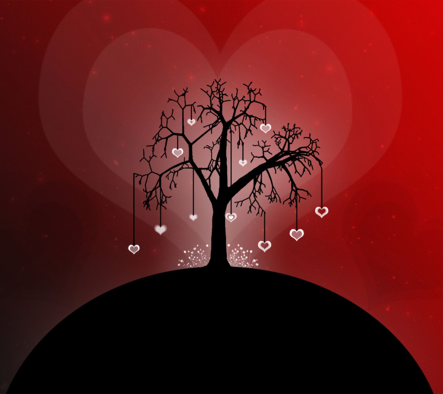 Free download wallpaper Love, Tree, Heart, Artistic on your PC desktop