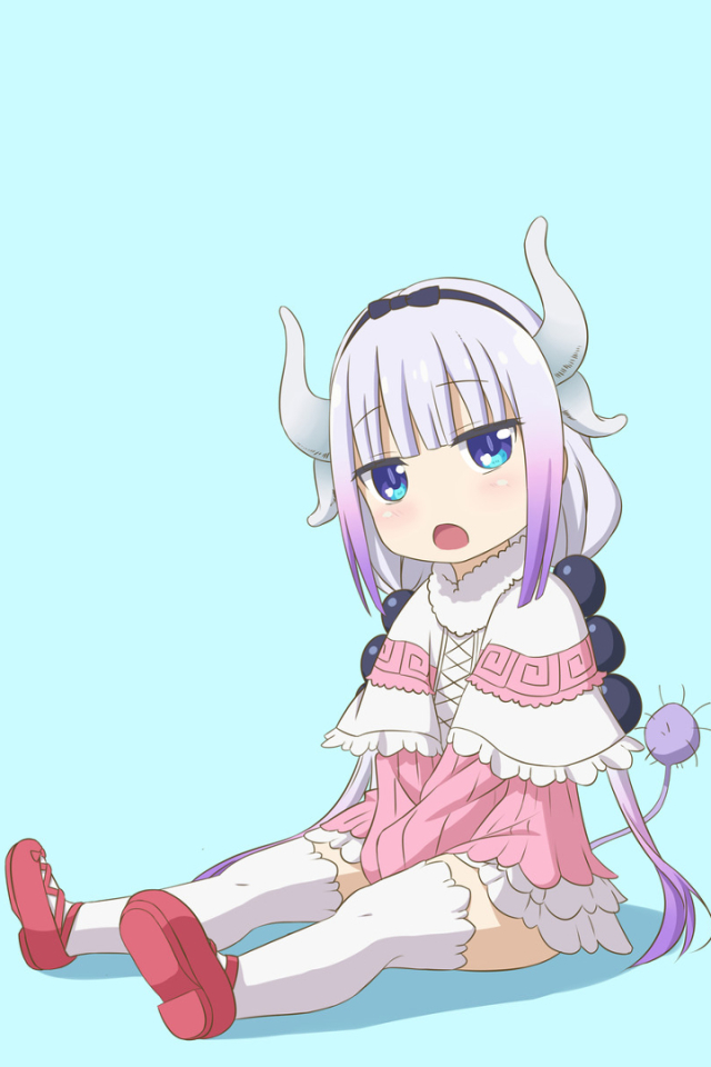 Téléchargez des papiers peints mobile Animé, Kobayashi San Chi No Maid Dragon, Kanna Kamui gratuitement.