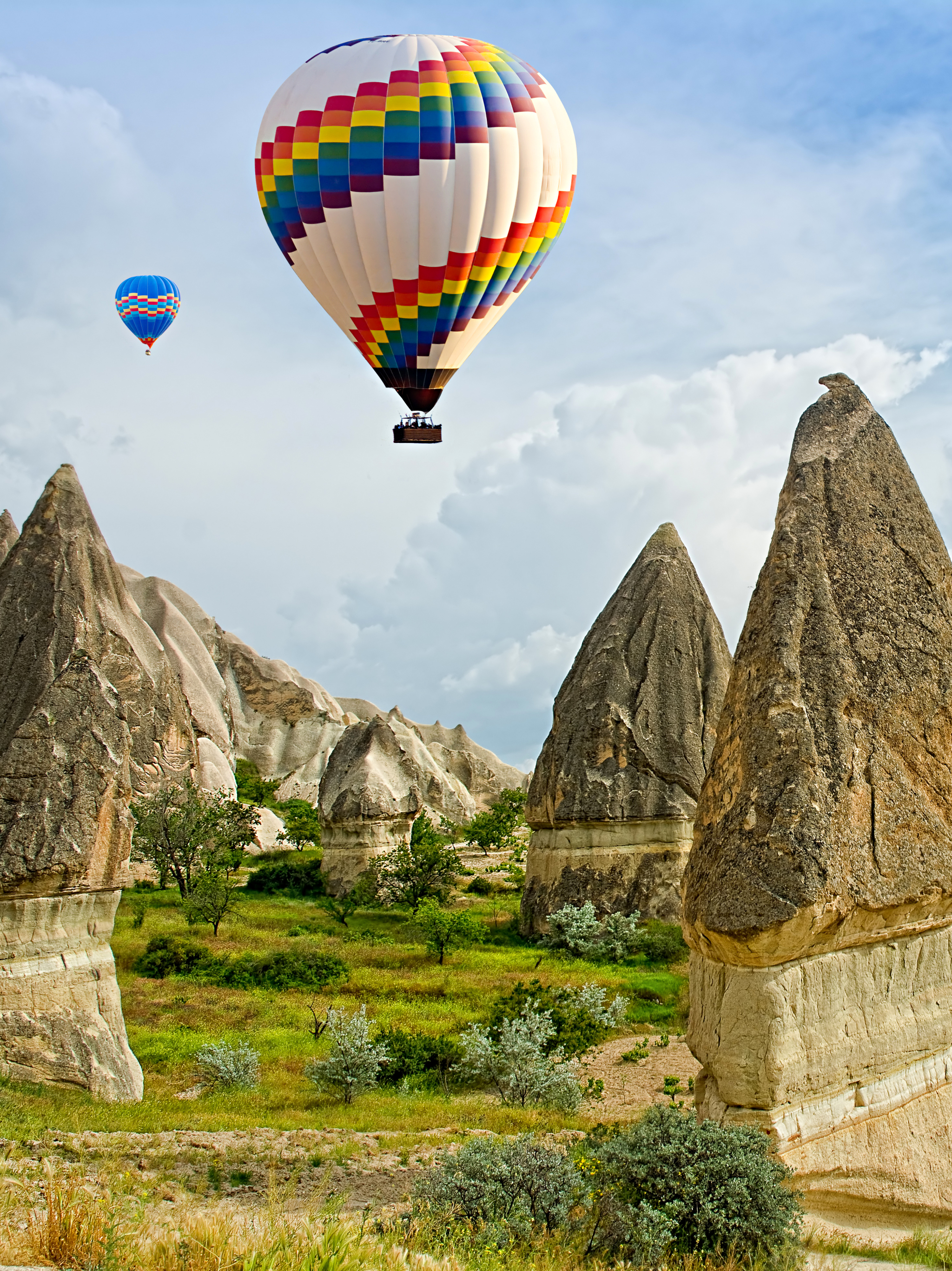 Download mobile wallpaper Turkey, Vehicles, Hot Air Balloon for free.