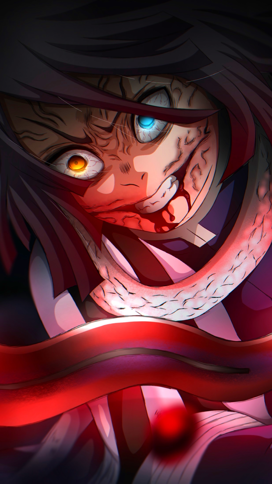 Download mobile wallpaper Anime, Heterochromia, Demon Slayer: Kimetsu No Yaiba, Obanai Iguro for free.