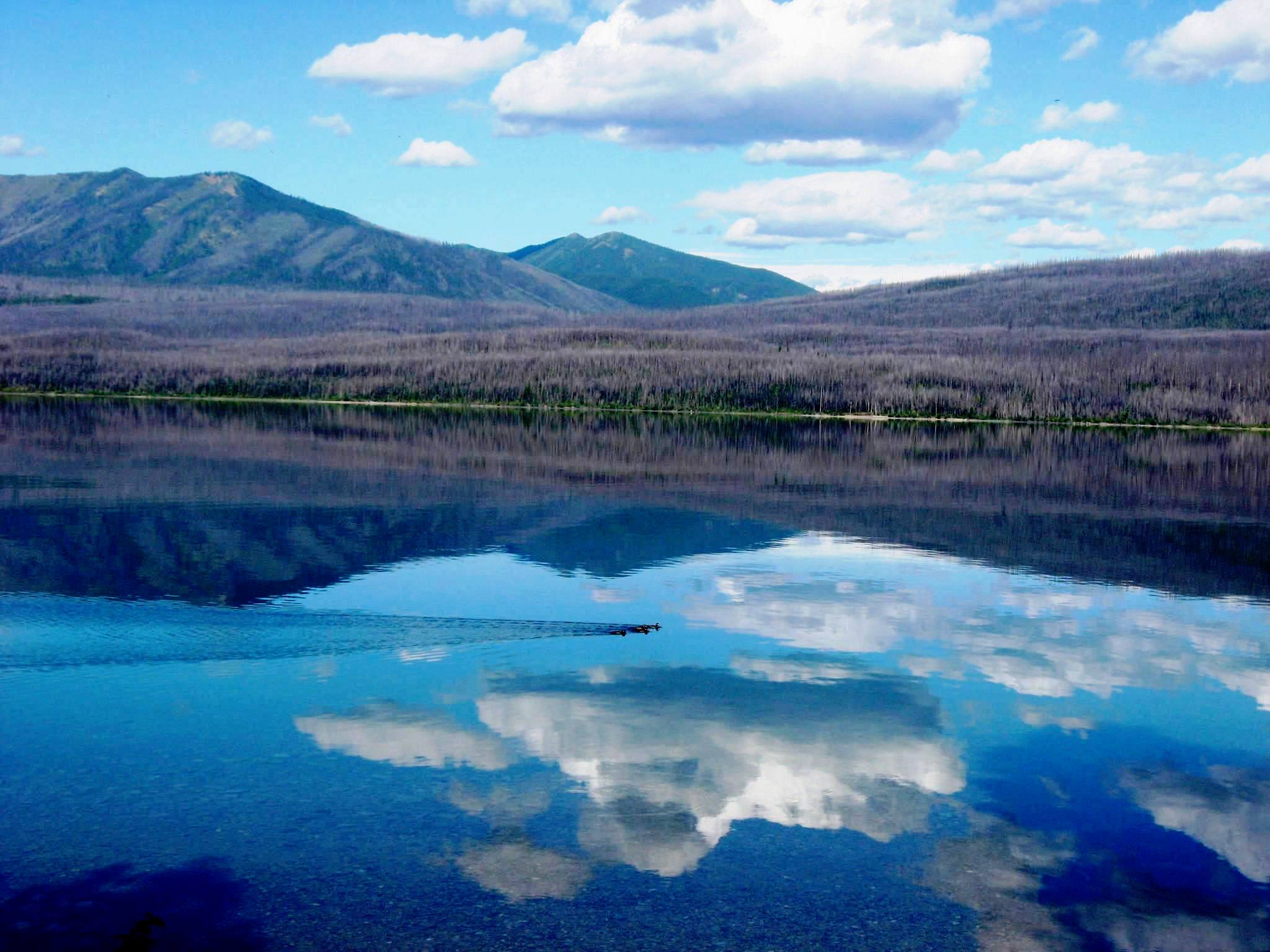 Laden Sie das Landschaft, Natur, See, Wolke, Sonne, Erde/natur, Lake Mcdonald-Bild kostenlos auf Ihren PC-Desktop herunter