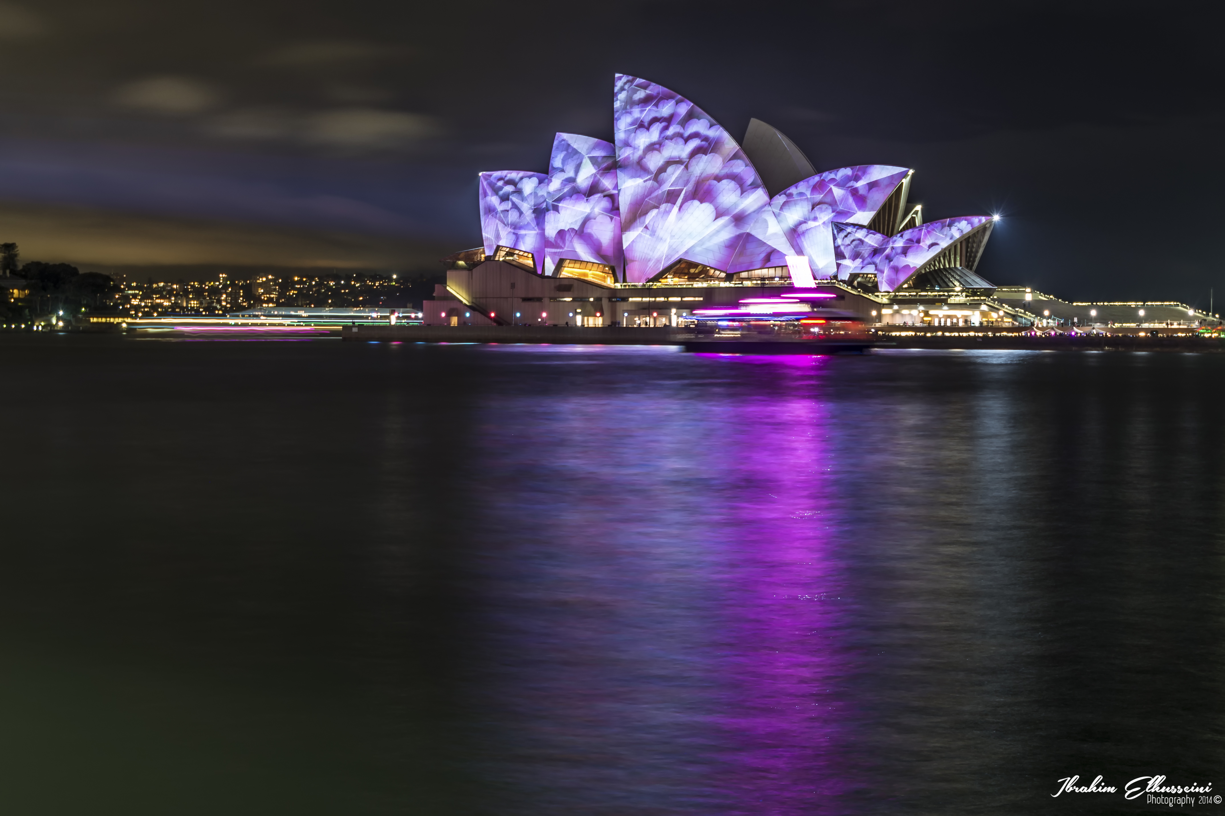 Free download wallpaper Night, Sydney, Australia, Sydney Opera House, Man Made on your PC desktop