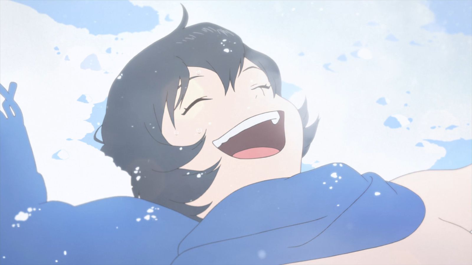 626139 Hintergrundbild herunterladen animes, ame & yuki die wolfskinder, ame (wolfskinder), süß, lächeln, schnee, winter - Bildschirmschoner und Bilder kostenlos