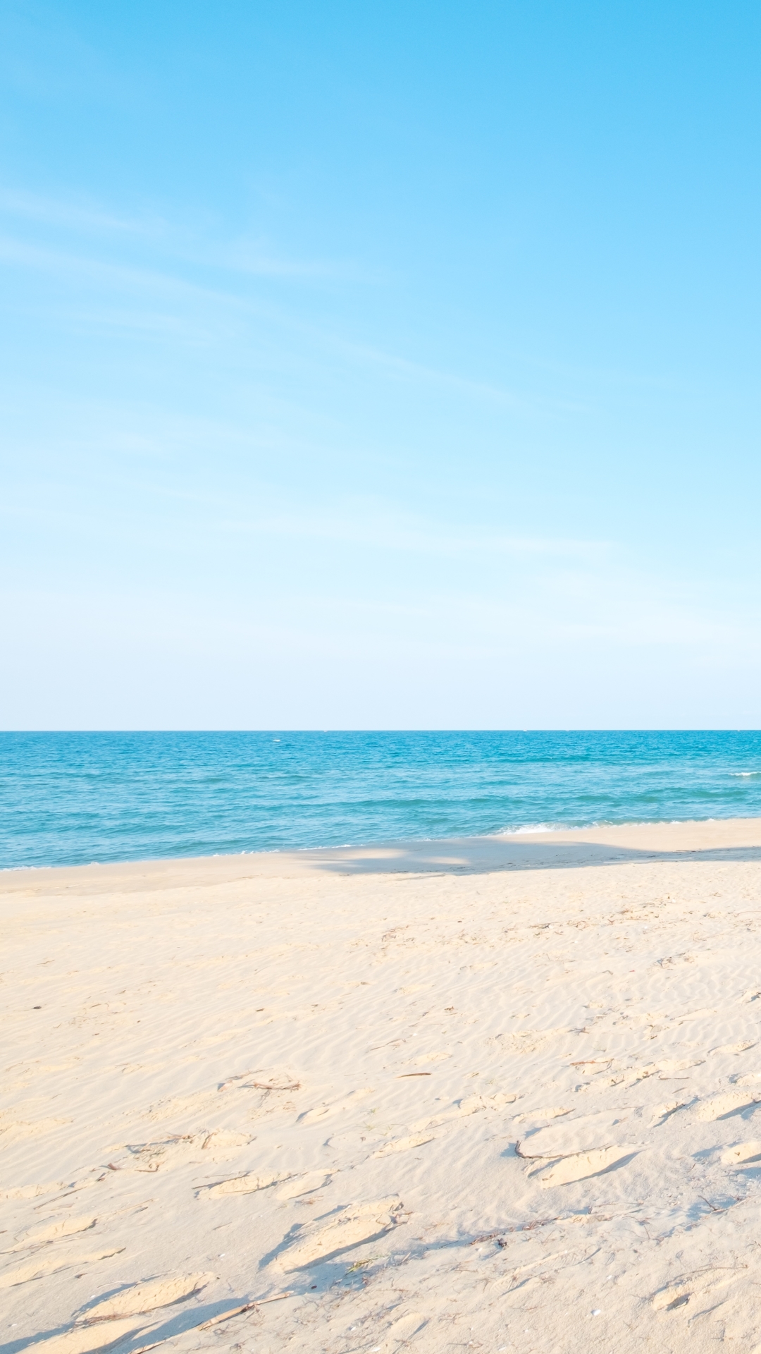 Download mobile wallpaper Beach, Sand, Horizon, Ocean, Earth, Tropical for free.