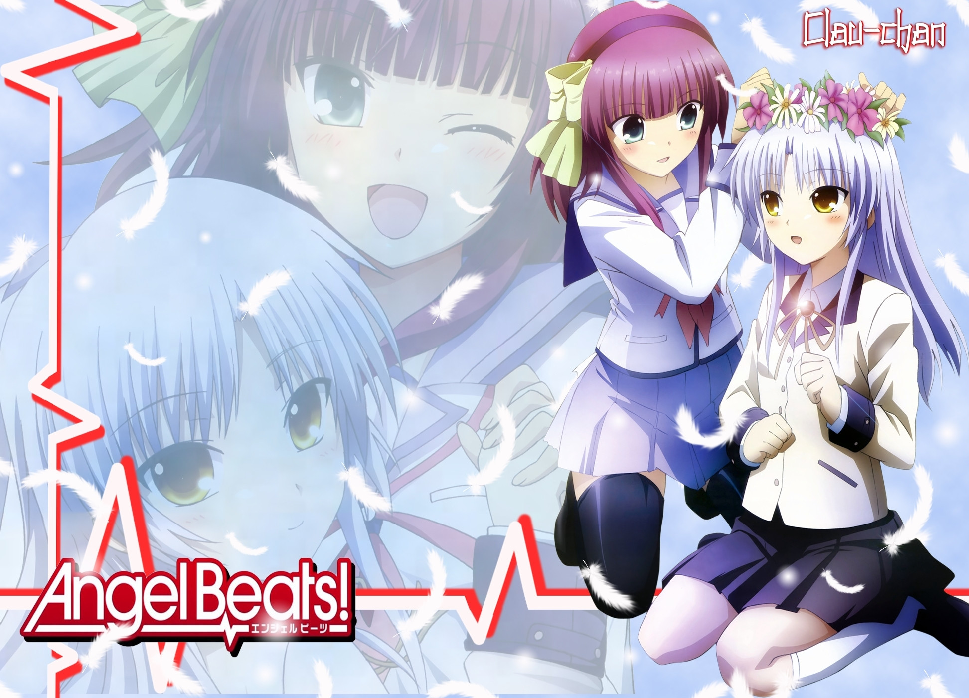 Laden Sie das Animes, Angel Beats!, Juri Nakamura, Kanade Tachibana-Bild kostenlos auf Ihren PC-Desktop herunter