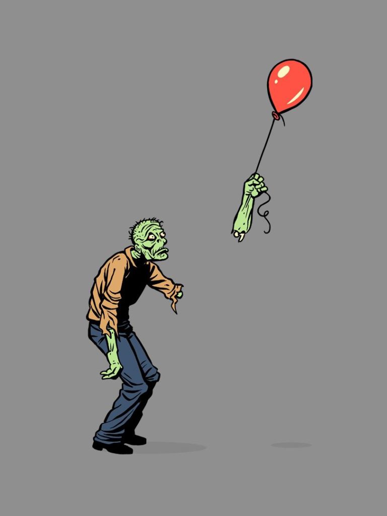 Download mobile wallpaper Funny, Humor, Zombie for free.