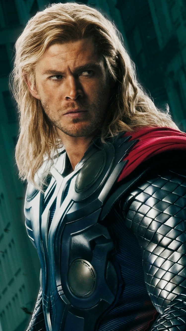 Handy-Wallpaper Filme, Rächer, Thor, Die Rächer, Chris Hemsworth kostenlos herunterladen.