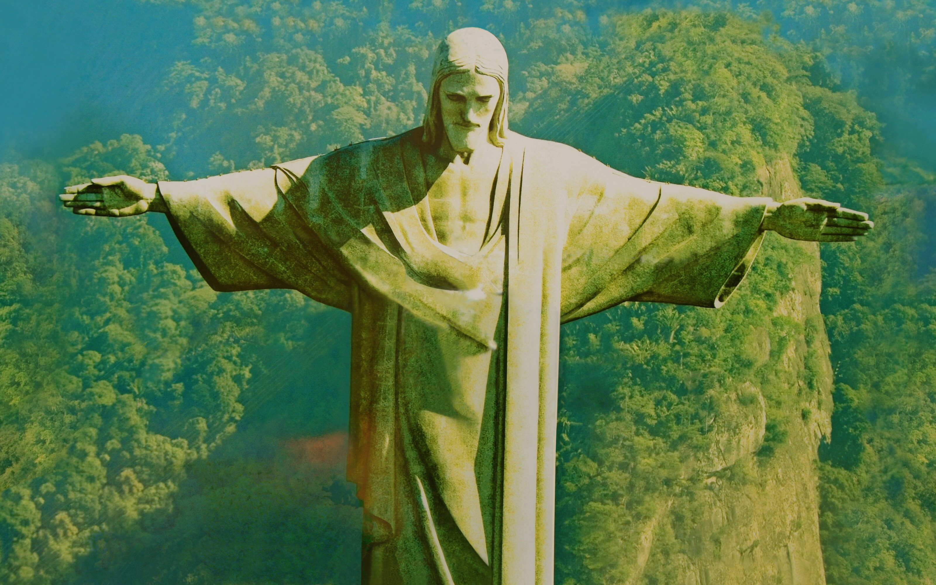 877488 Hintergrundbild herunterladen religiös, christus der erlöser, brasilien, corcovado, rio de janeiro - Bildschirmschoner und Bilder kostenlos