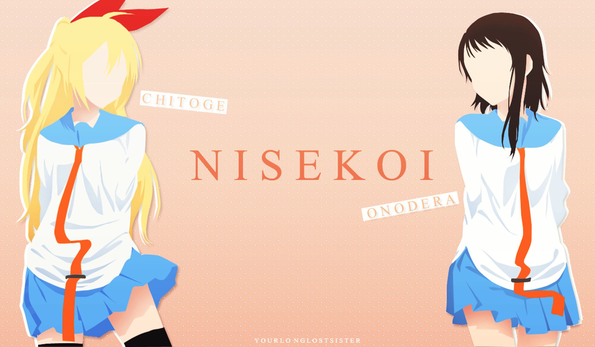 Laden Sie das Animes, Chitoge Kirisaki, Kosaki Onodera, Nisekoi-Bild kostenlos auf Ihren PC-Desktop herunter