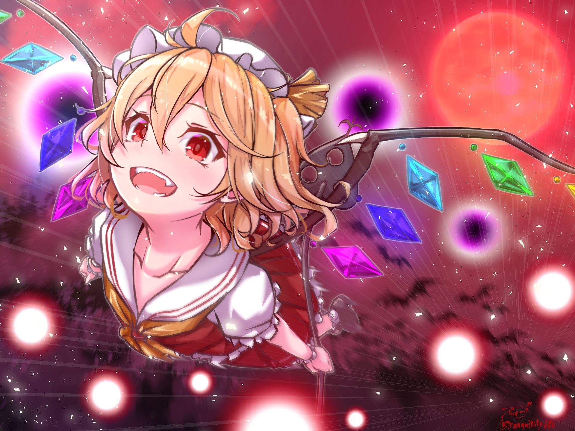 Download mobile wallpaper Anime, Flandre Scarlet, Touhou for free.