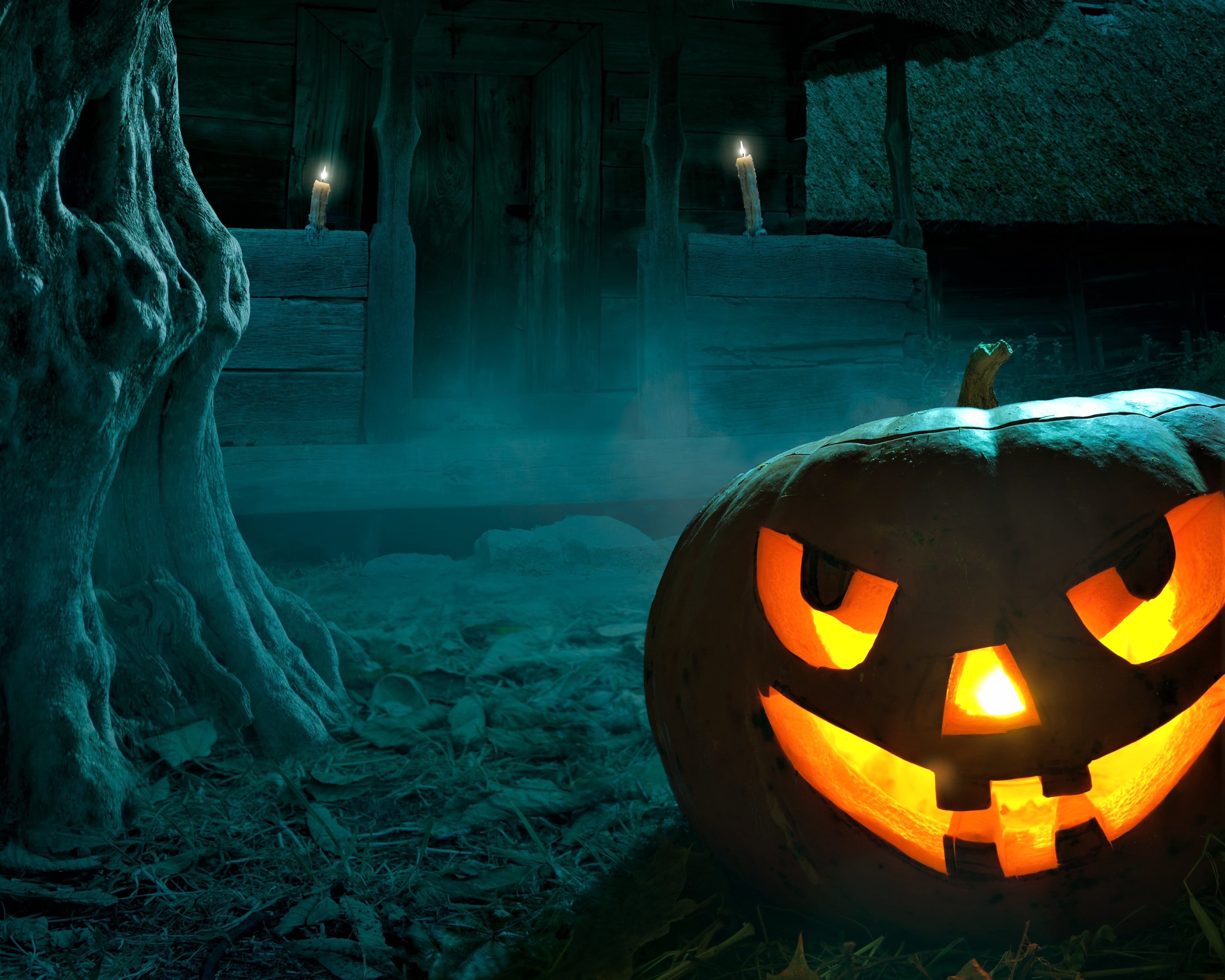 Free download wallpaper Halloween, Holiday, Candle, Jack O' Lantern on your PC desktop