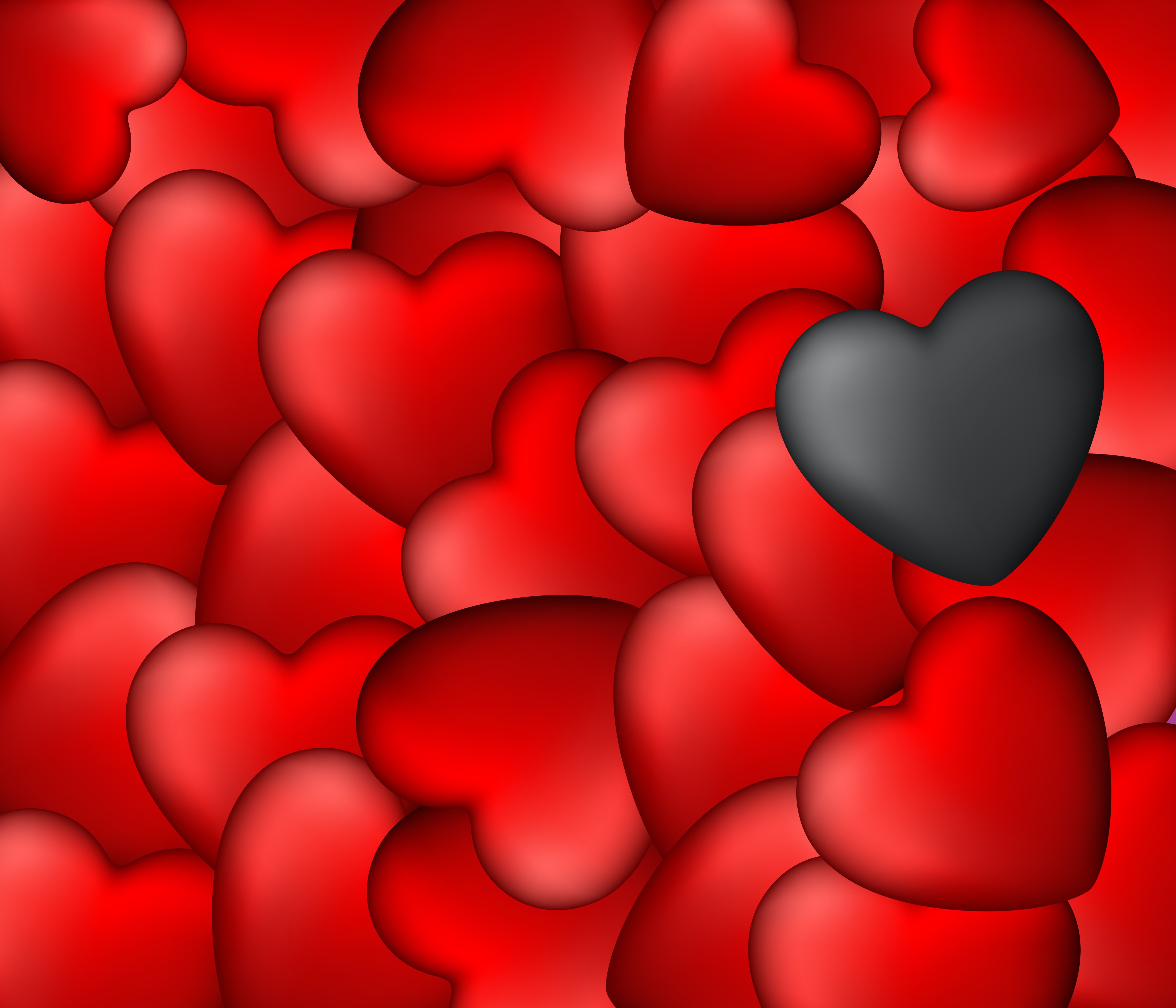 Free download wallpaper Art, Hearts, Love on your PC desktop