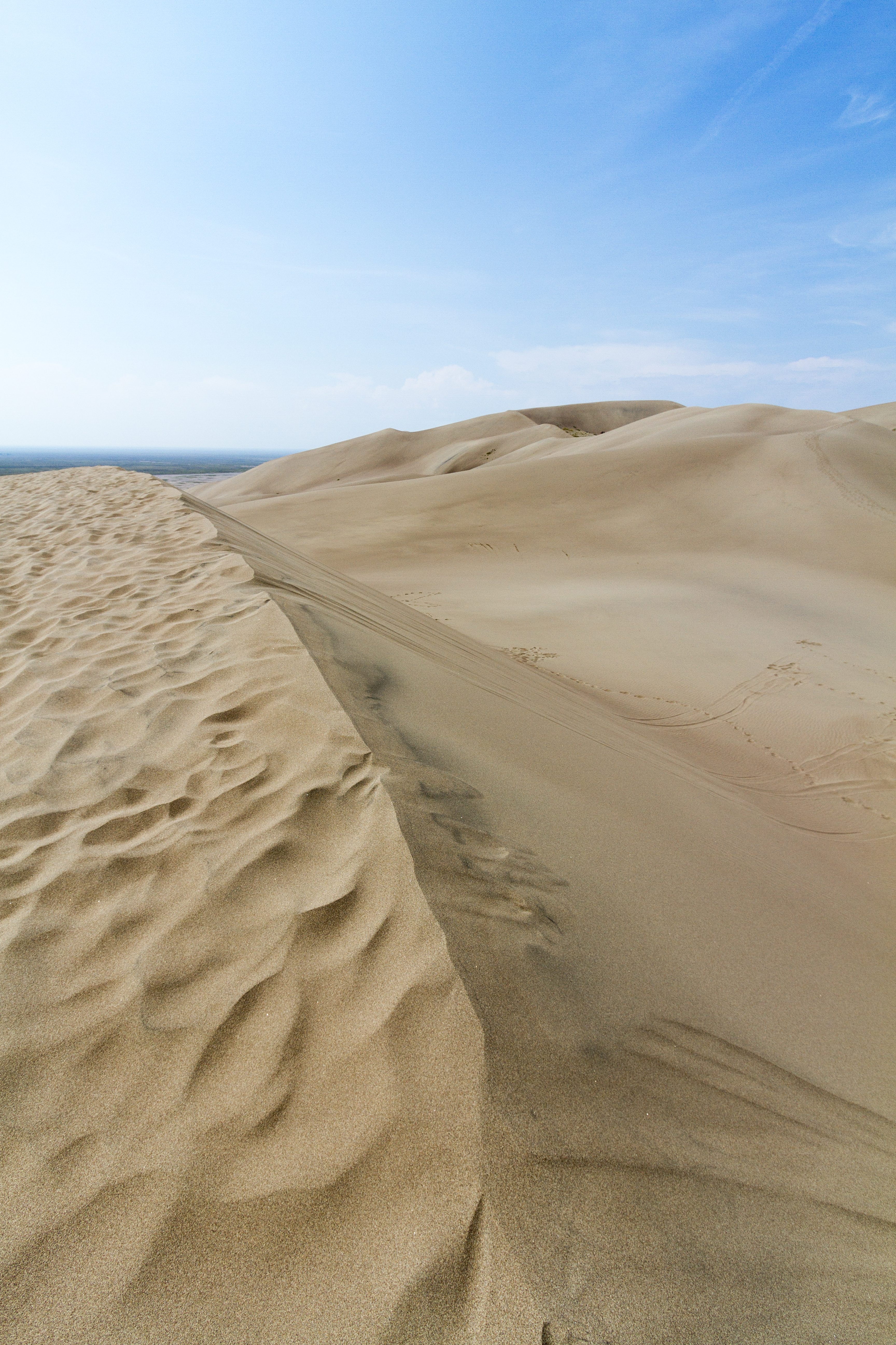 Download mobile wallpaper Links, Sand, Hills, Landscape, Nature, Dunes, Desert for free.