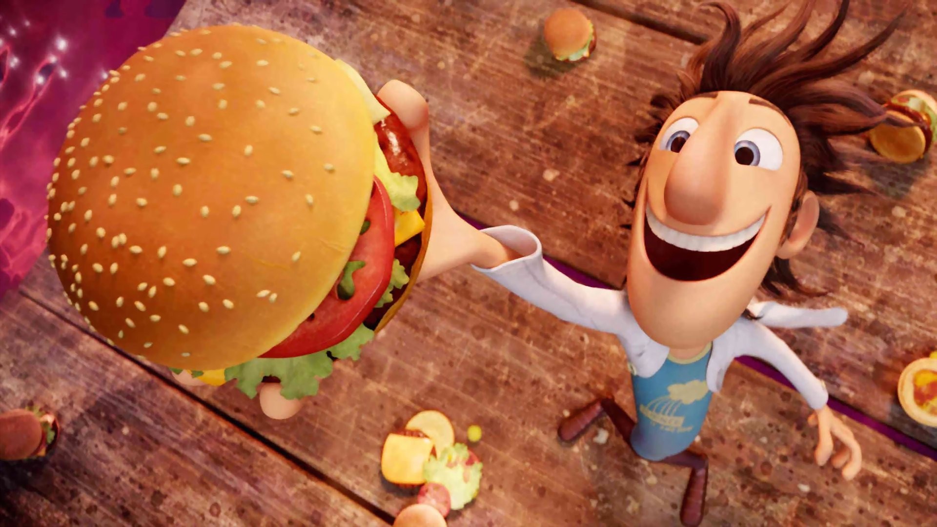 cloudy with a chance of meatballs, movie, flint lockwood