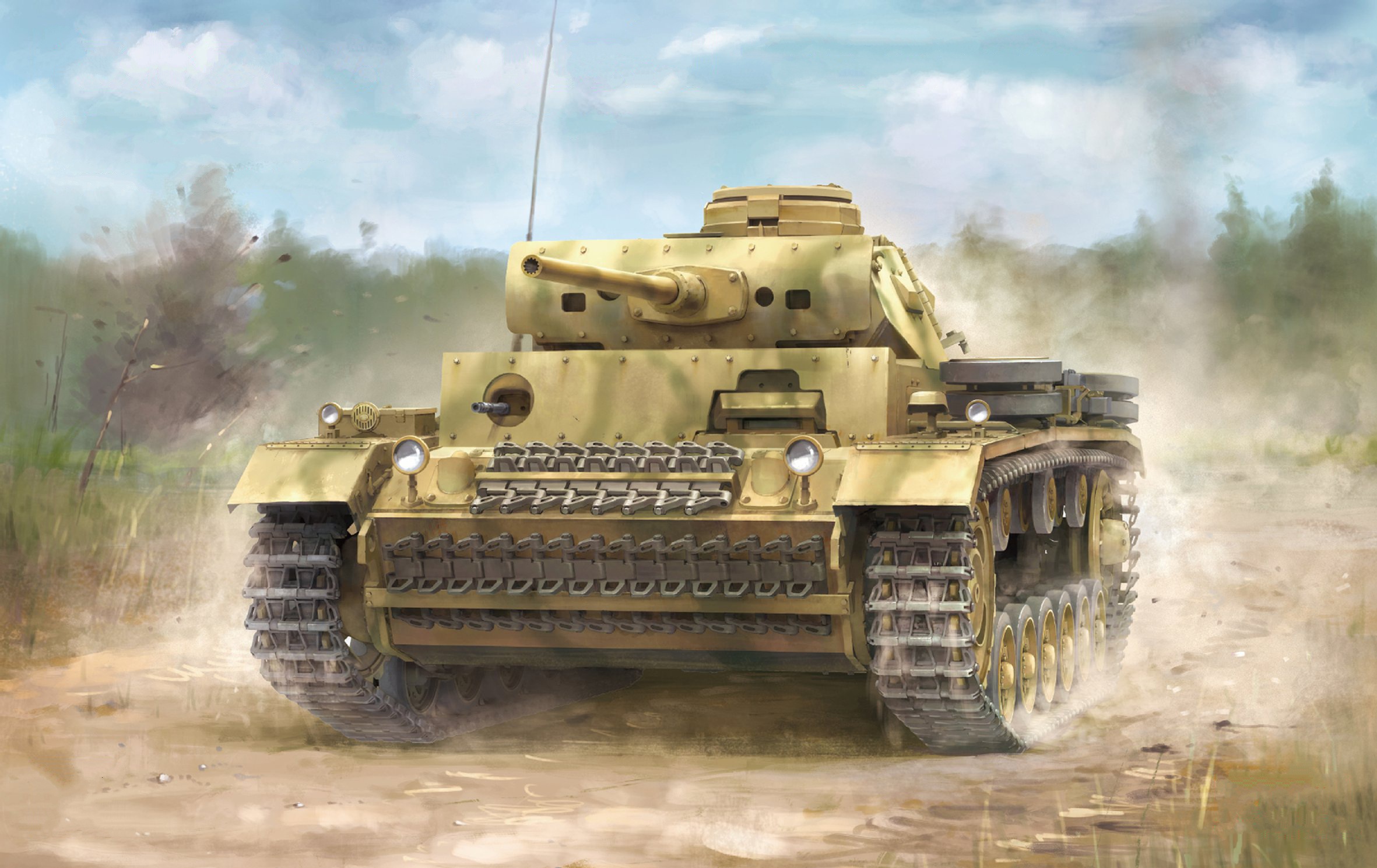 497314 Hintergrundbild herunterladen militär, panzer iii, panzer - Bildschirmschoner und Bilder kostenlos