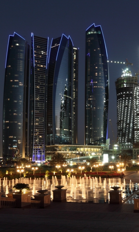 Скачати мобільні шпалери Міста, Абу Дабі, Створено Людиною безкоштовно.