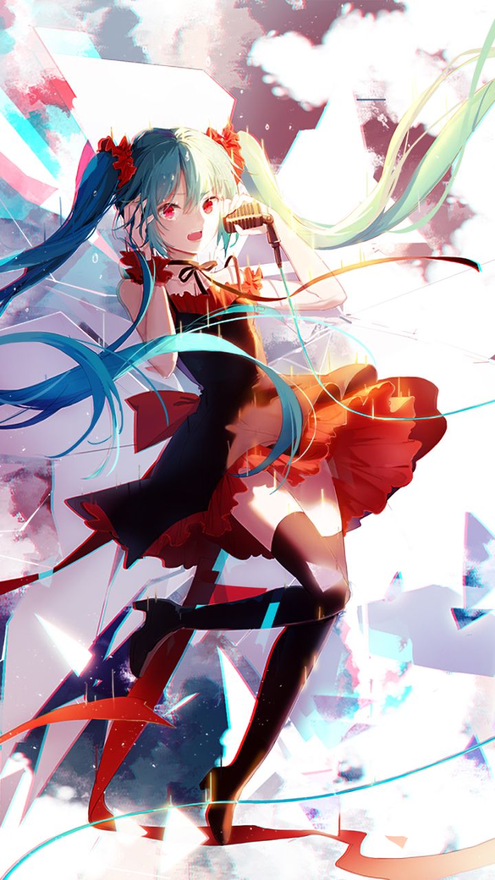 Handy-Wallpaper Vocaloid, Hatsune Miku, Animes kostenlos herunterladen.