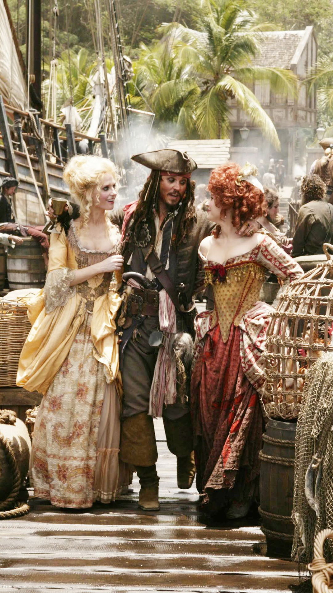 Download mobile wallpaper Pirates Of The Caribbean, Johnny Depp, Movie, Jack Sparrow, Pirates Of The Caribbean: At World's End for free.