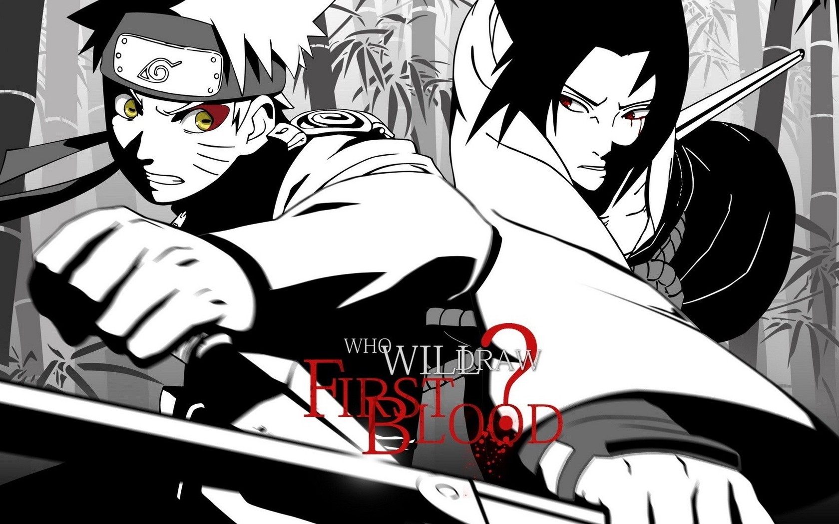 Handy-Wallpaper Animes, Naruto, Naruto Uzumaki, Sasuke Uchiha kostenlos herunterladen.