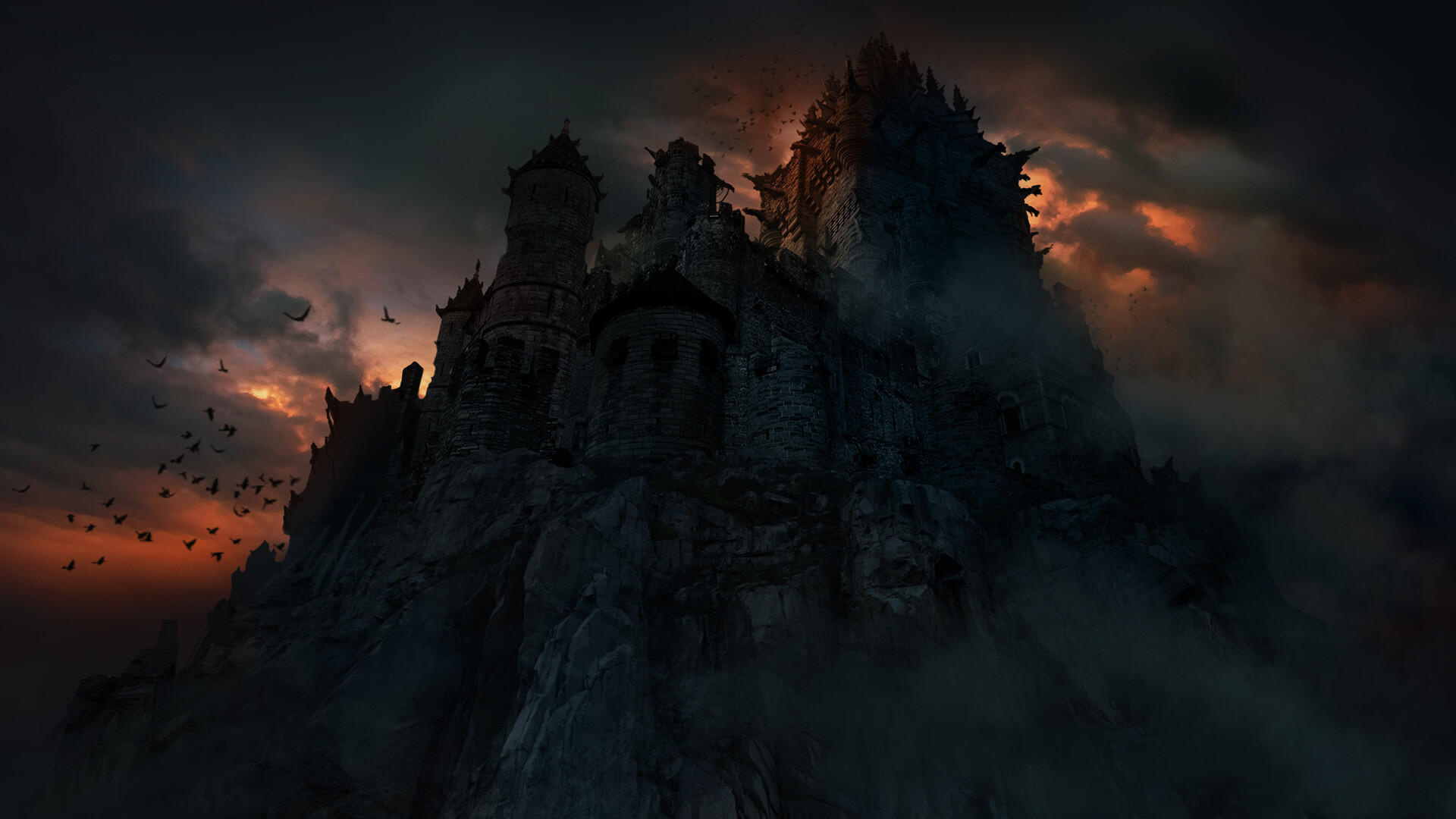 Free download wallpaper Fantasy, Castles, Castle on your PC desktop