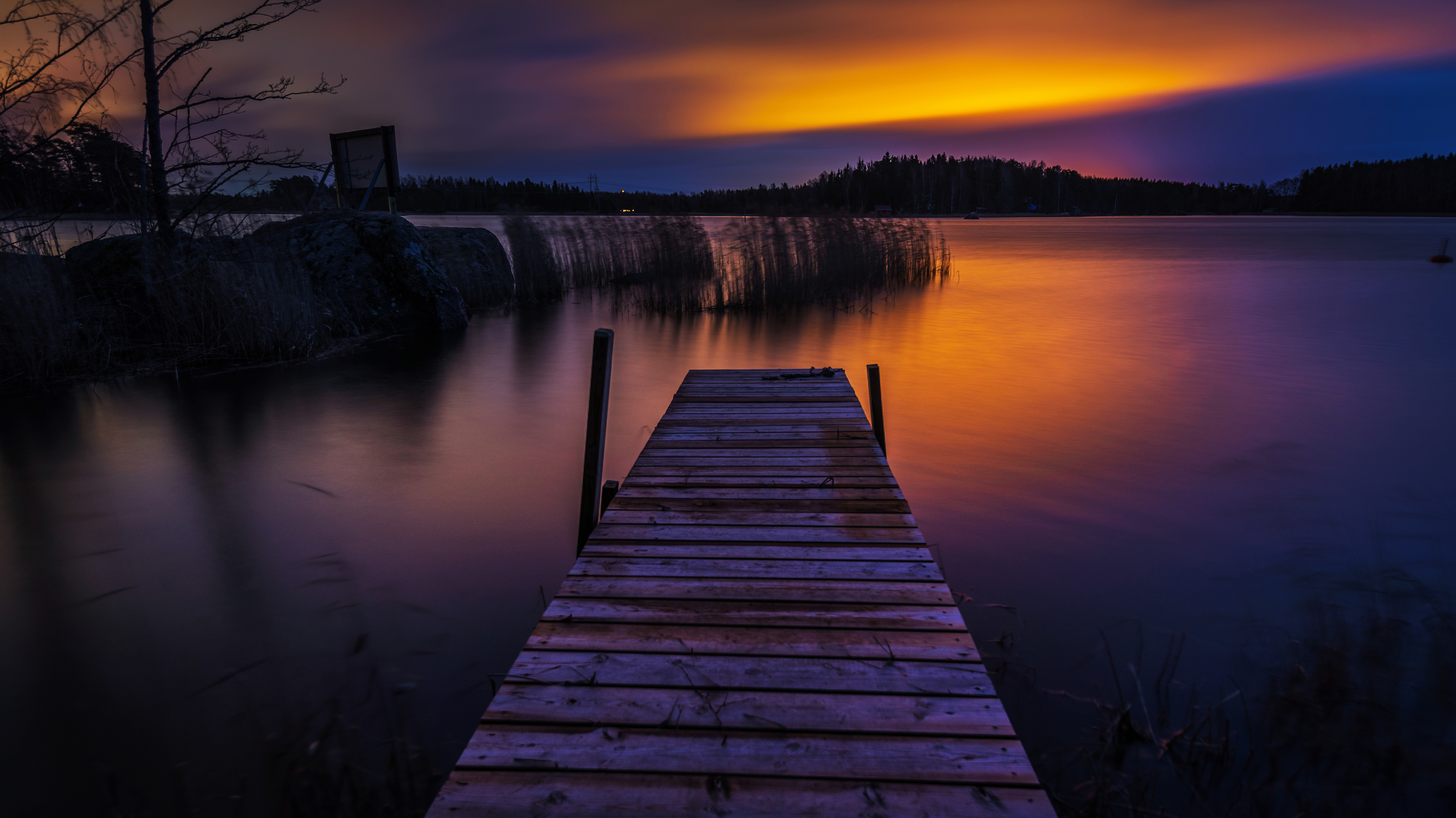 Download mobile wallpaper Pier, Finland, Man Made for free.