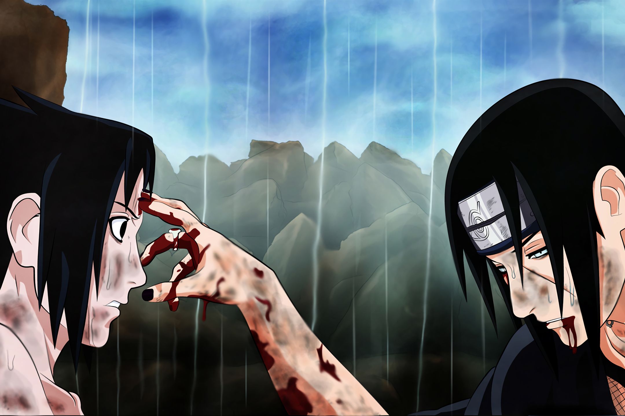 Descarga gratuita de fondo de pantalla para móvil de Naruto, Animado, Sasuke Uchiha, Itachi Uchiha.