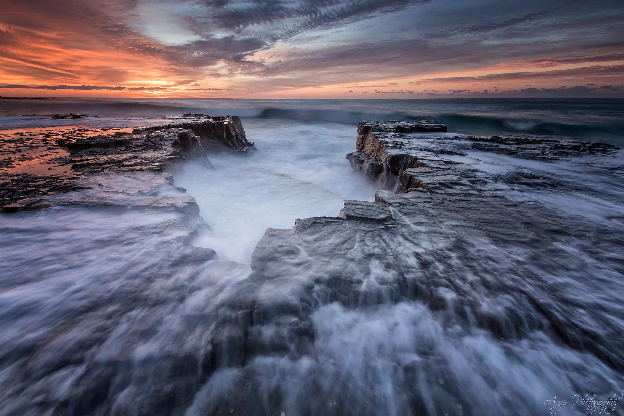 Handy-Wallpaper Natur, Horizont, Ozean, Schaum, Australien, Erde/natur kostenlos herunterladen.