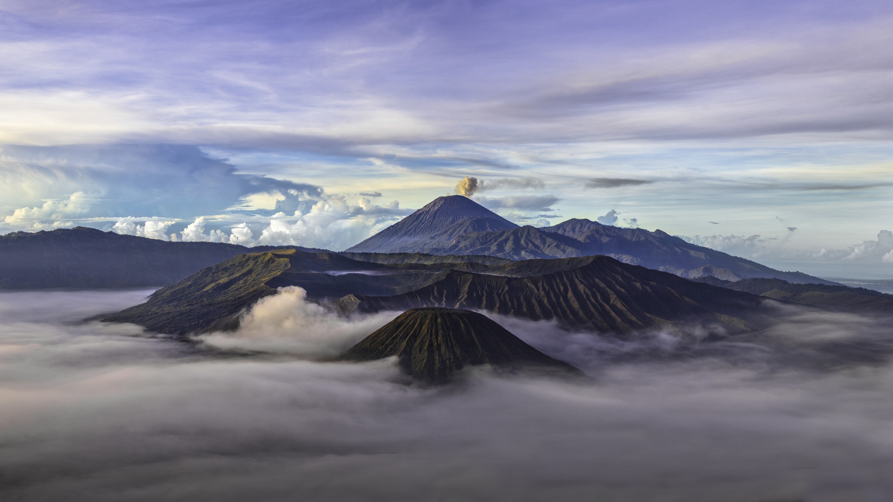 earth, mount bromo, indonesia, java (indonesia), morning, volcano, volcanoes