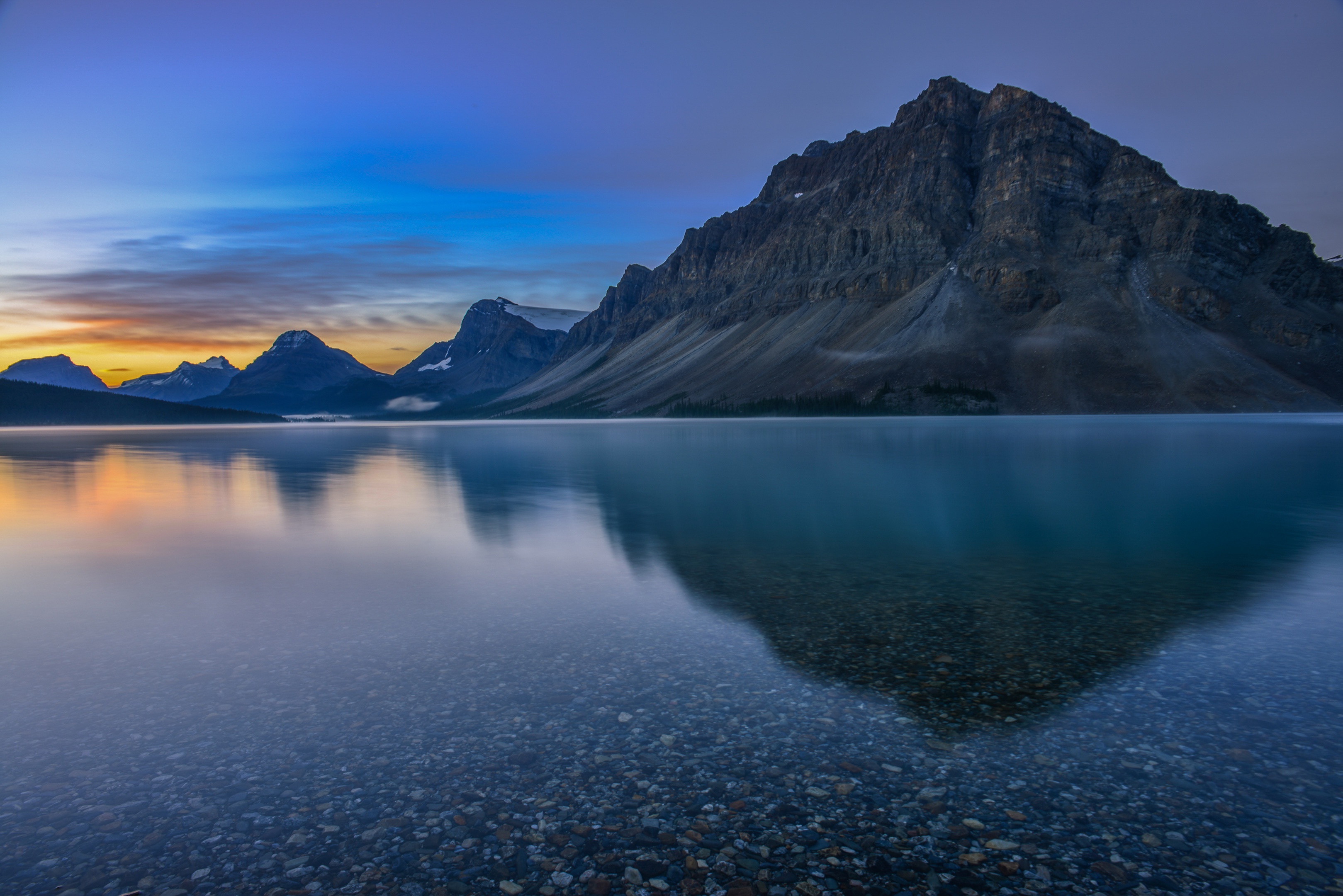 PCデスクトップに自然, 湖, 山, 反射, カナダ, 地球, バンフ国立公園画像を無料でダウンロード