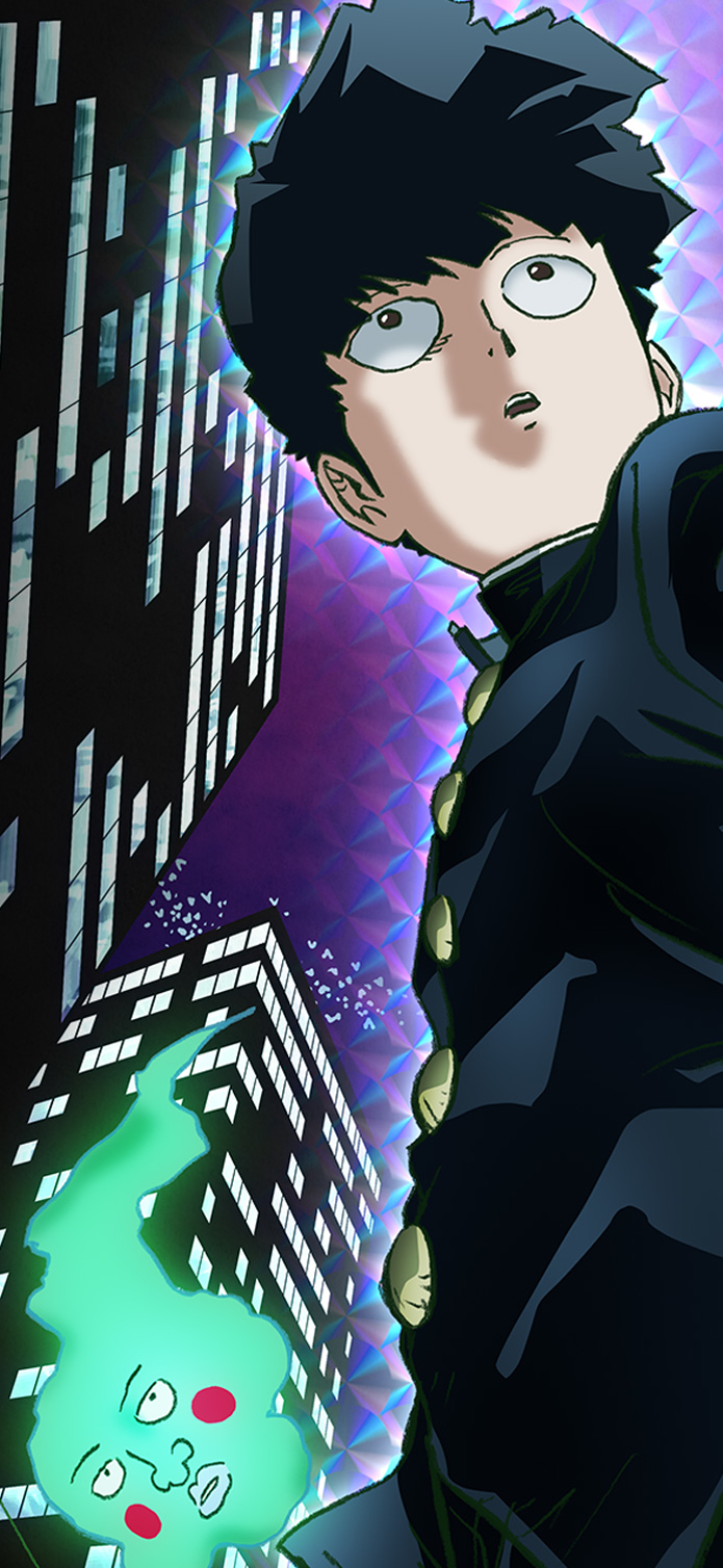 Handy-Wallpaper Animes, Shigeo Kageyama, Mob Psycho 100 kostenlos herunterladen.