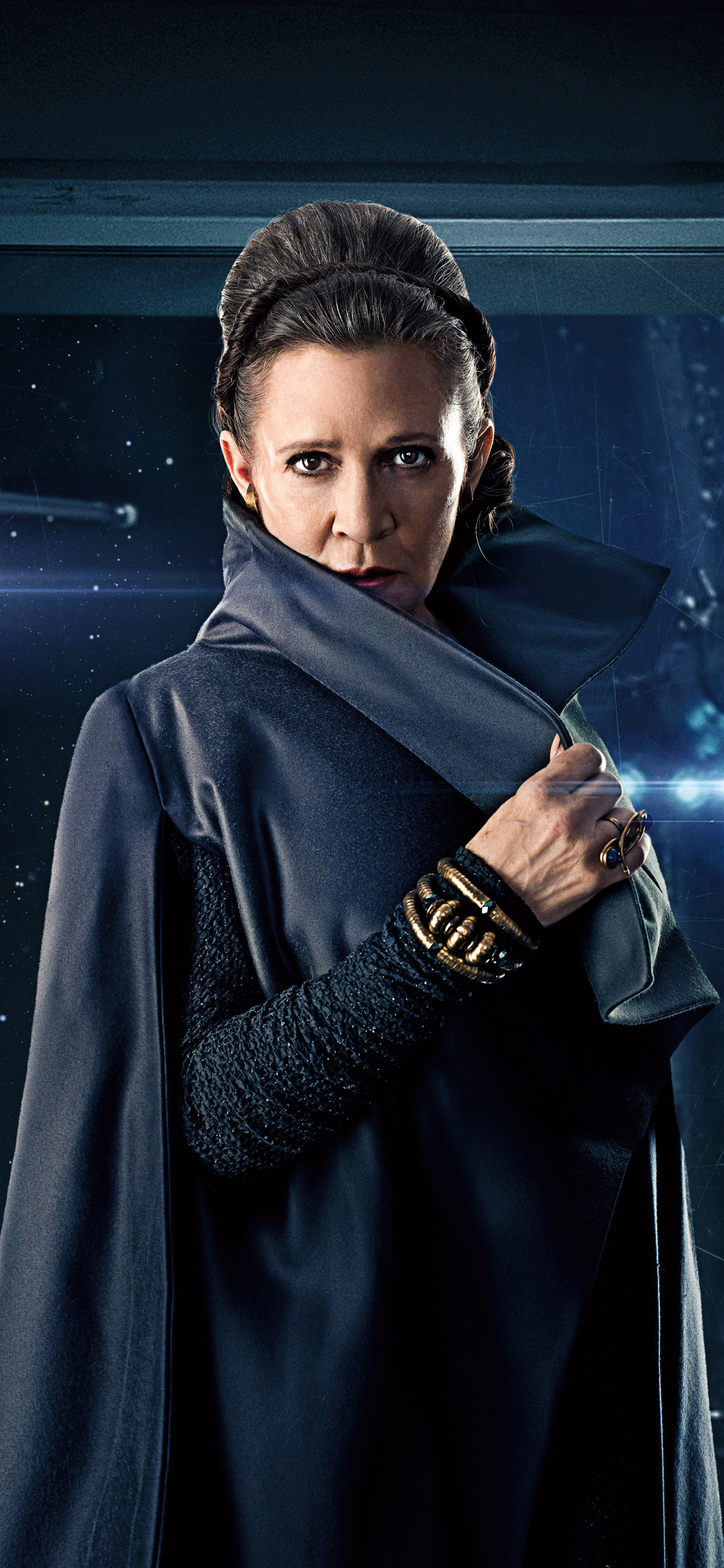 Download mobile wallpaper Star Wars, Movie, Leia Organa, Carrie Fisher, Star Wars: The Last Jedi for free.