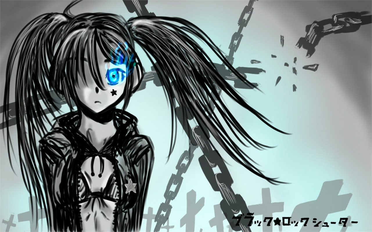 Téléchargez gratuitement l'image Black Rock Shooter, Animé sur le bureau de votre PC