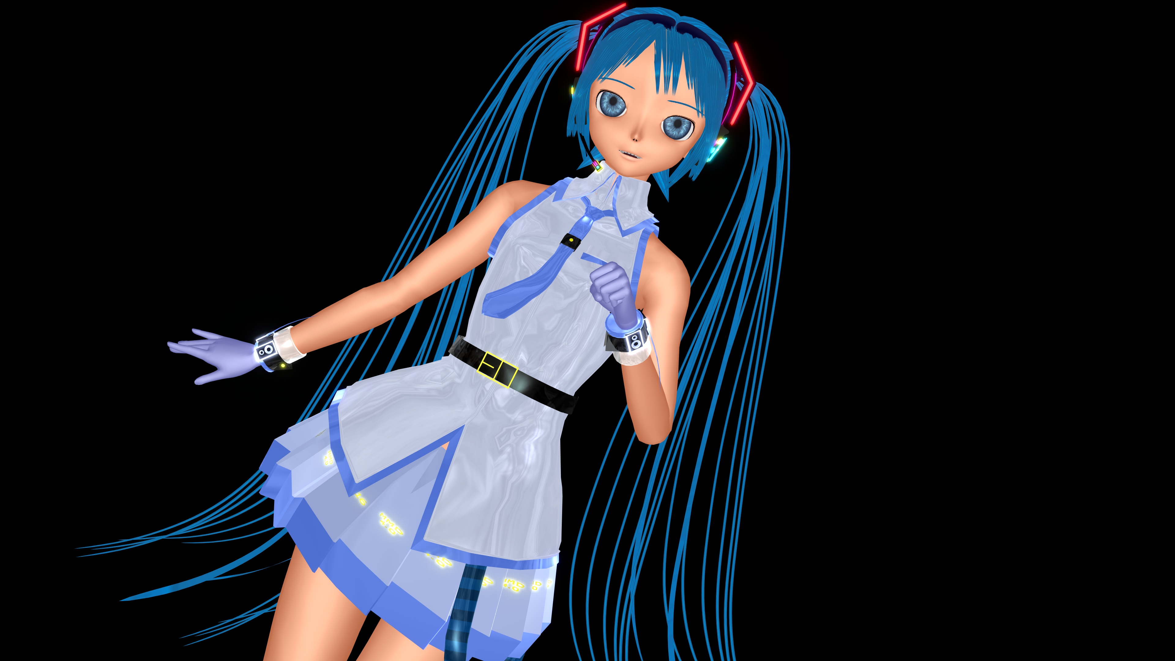 Descarga gratis la imagen Vocaloid, Ojos Azules, Animado, Pelo Largo, Pelo Azul, Hatsune Miku en el escritorio de tu PC