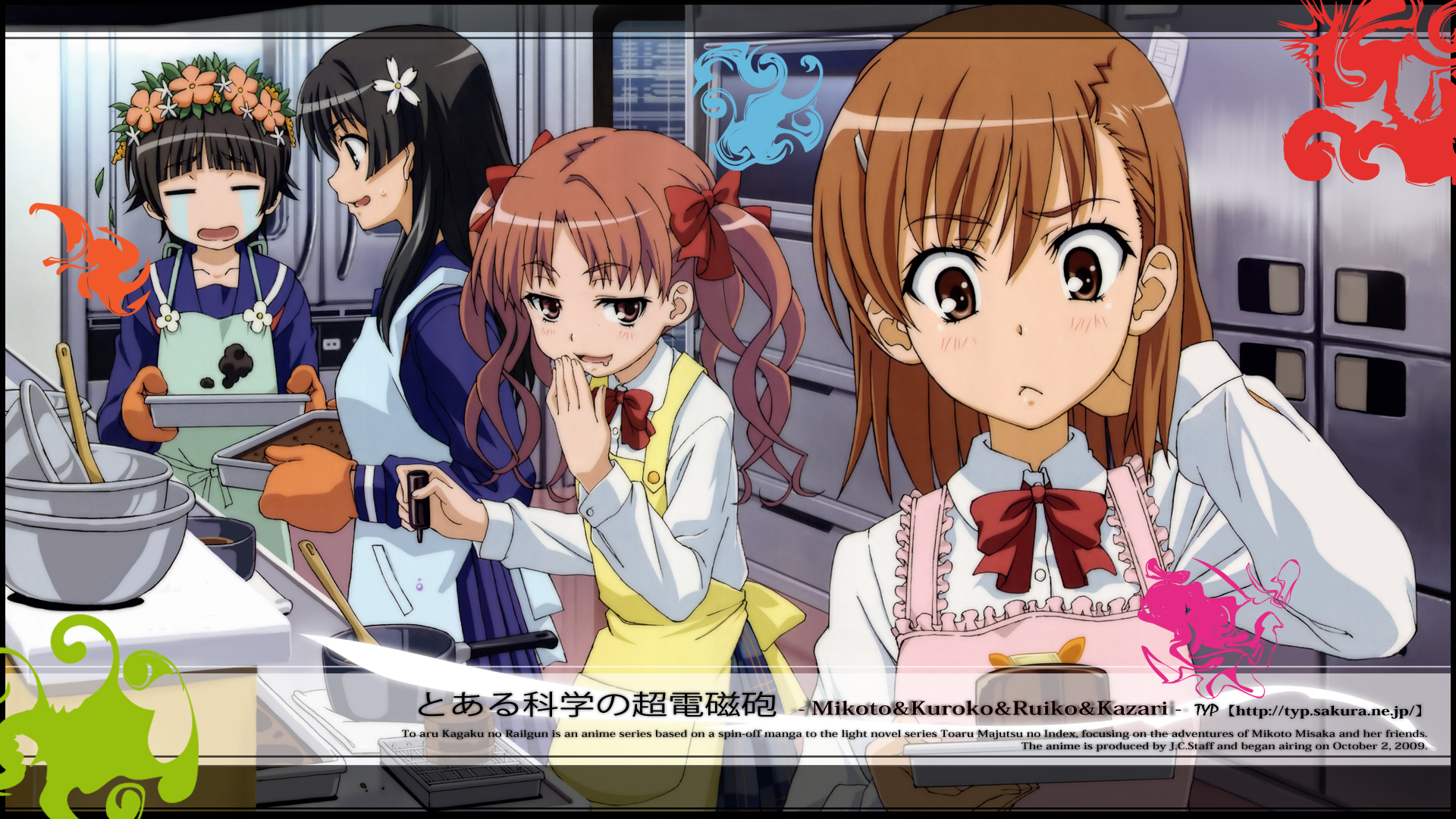 365001 Hintergrundbild herunterladen animes, to aru kagaku no rêrugan, kazari uiharu, kuroko shirai, mikoto misaka, ruiko saten, a certain magical index - Bildschirmschoner und Bilder kostenlos