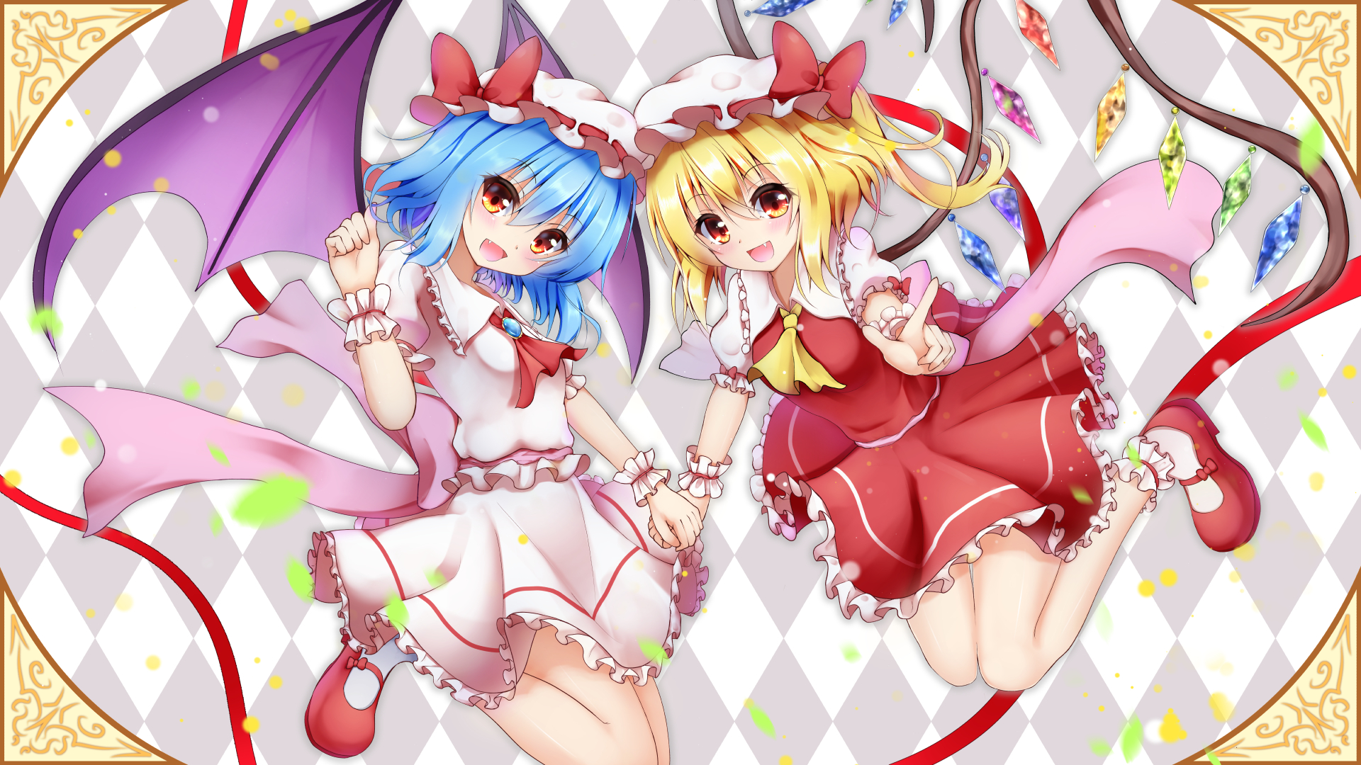 Descarga gratuita de fondo de pantalla para móvil de Animado, Remilia Escarlata, Flandre Escarlata, Touhou.