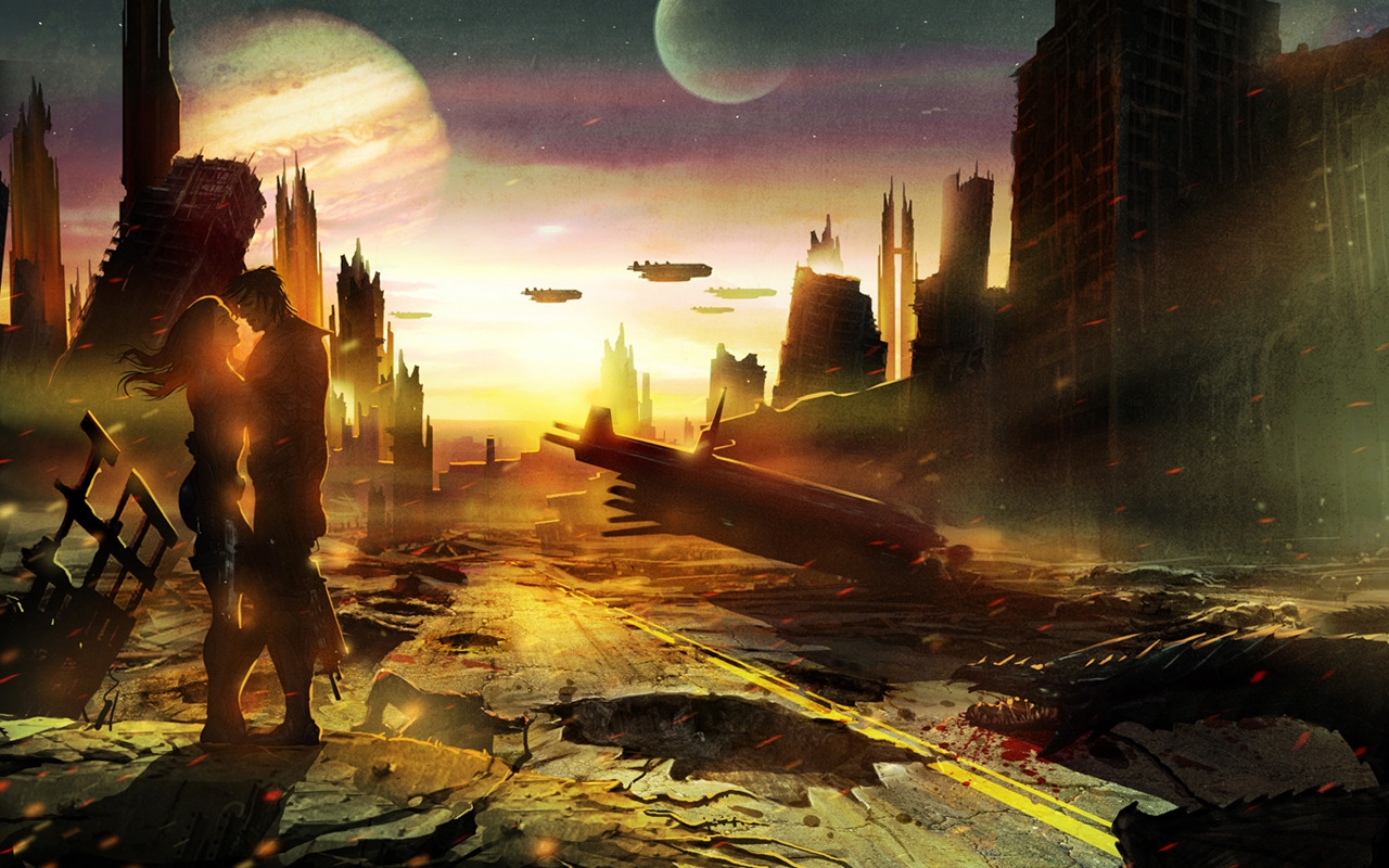 Download mobile wallpaper City, Sci Fi for free.