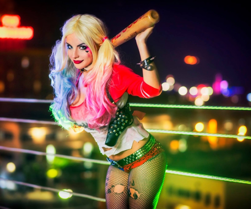 Free download wallpaper Women, Harley Quinn, Cosplay, Suicide Squad on your PC desktop