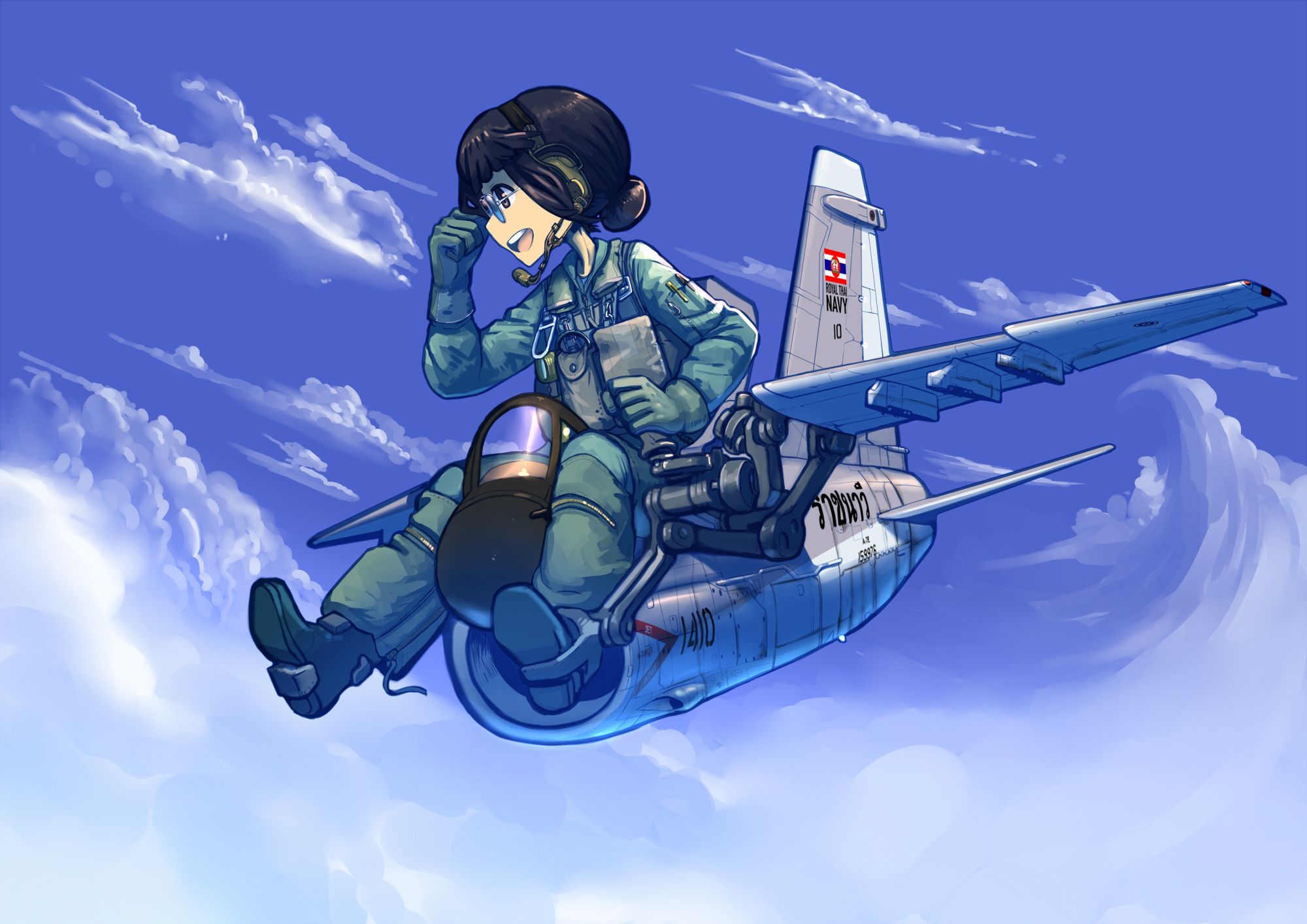 Download mobile wallpaper Anime, Military for free.
